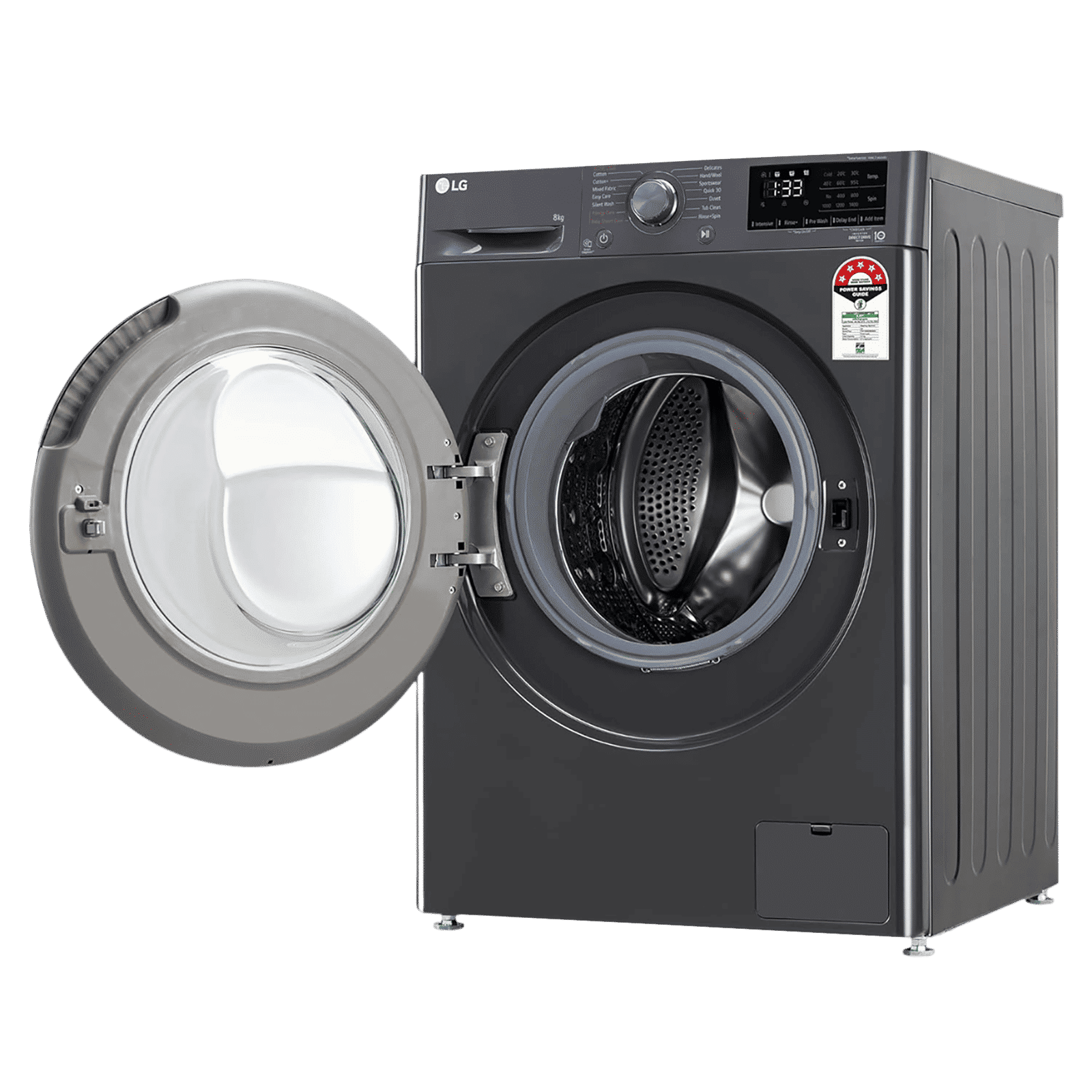 LG 8 kg 5 Star Fully Automatic Front Load Washing Machine (FHV1408Z2M.ABMQEIL, AI Direct Drive Motor, Middle Black) LG 8 kg 5 Star Fully Automatic Front Load Washing Machine (FHV1408Z2M.ABMQEIL, AI Direct Drive Motor, Middle Black)_12