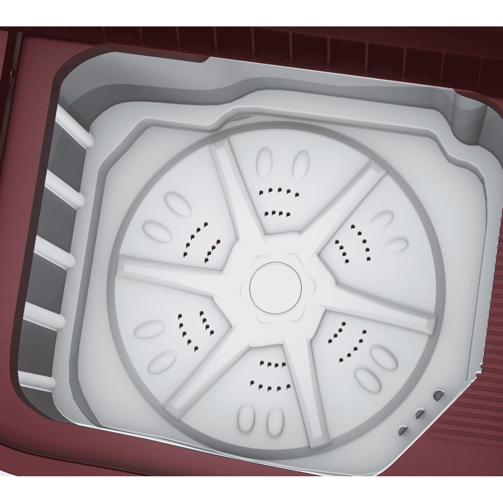 White Westinghouse 6.5 kg Semi-Automatic Washing Machine with Lint Filter (CSW6500, White/Maroon)_13