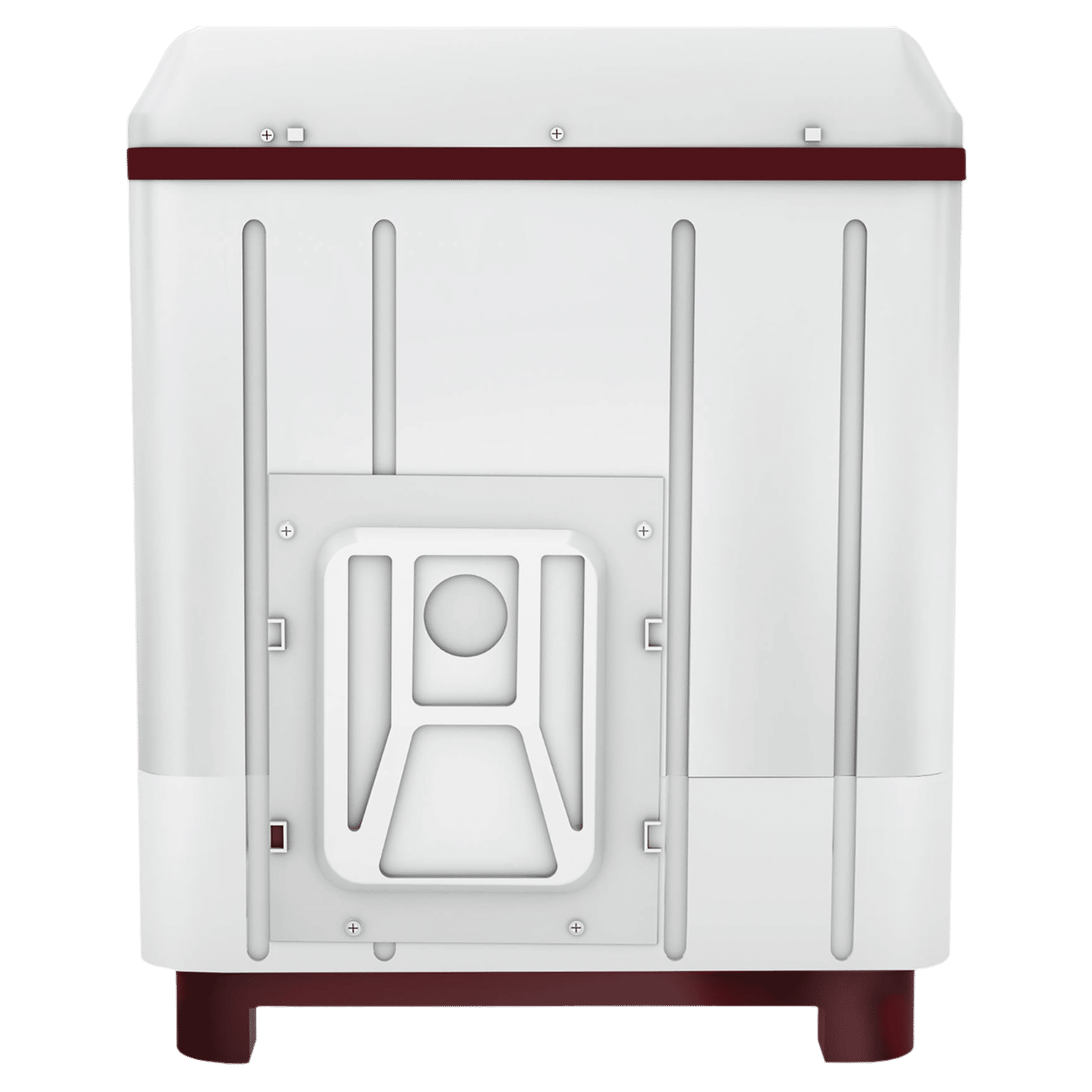 White Westinghouse 6.5 kg Semi-Automatic Washing Machine with Lint Filter (CSW6500, White/Maroon)_9