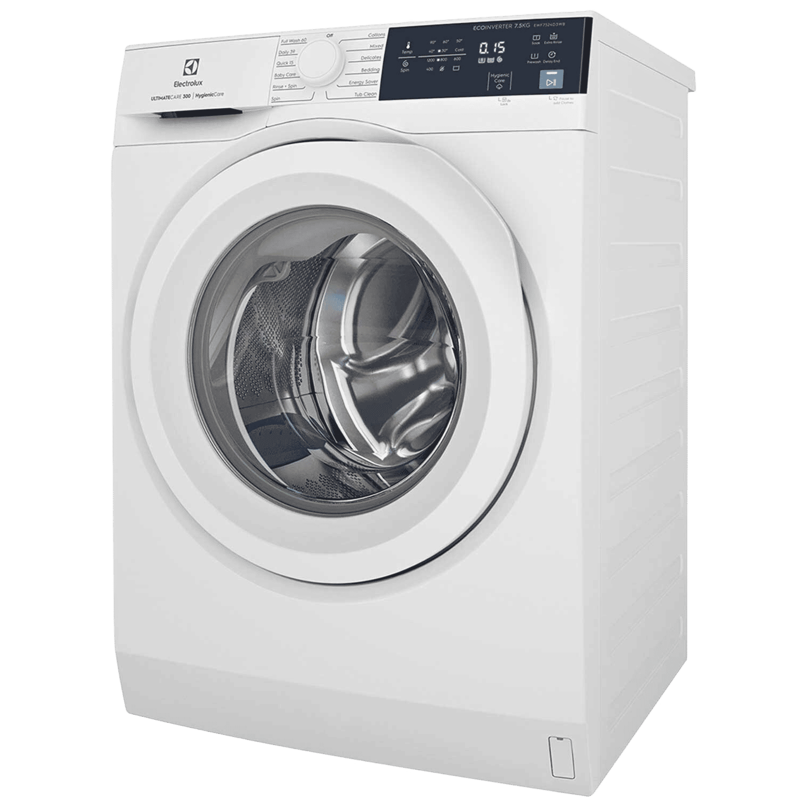 Electrolux 7.5 Kg 5 Star Fully Automatic Front Load Washing Machine (UltimateCare 300, EWF7524D3WB, HygienicCare, White) Electrolux 7.5 Kg 5 Star Fully Automatic Front Load Washing Machine (UltimateCare 300, EWF7524D3WB, HygienicCare, White)_5
