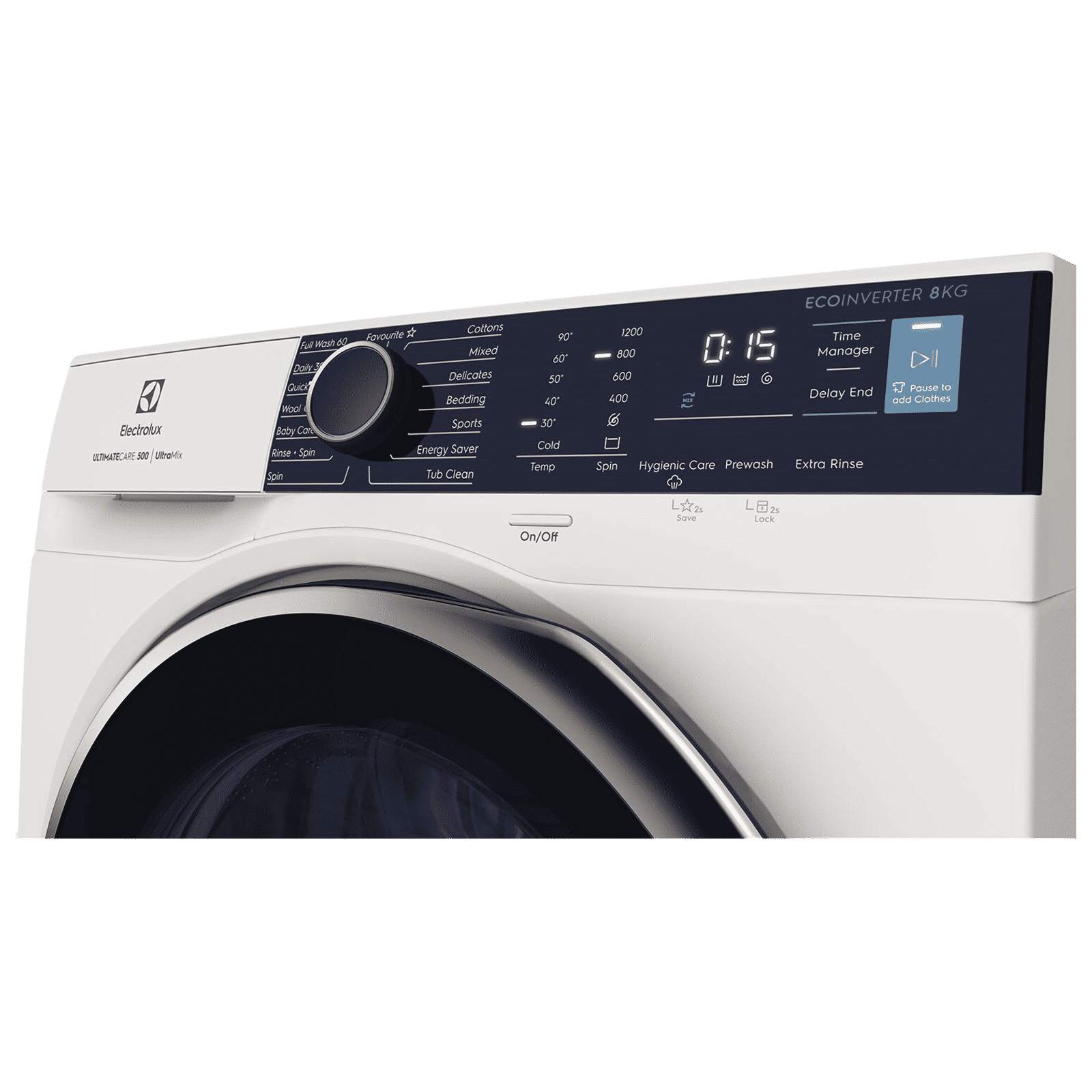 Electrolux 8 Kg 5 Star Fully Automatic Front Load Washing Machine (UltimateCare 500, EWF8024R5WB, UltraMix Technology, White) Electrolux 8 Kg 5 Star Fully Automatic Front Load Washing Machine (UltimateCare 500, EWF8024R5WB, UltraMix Technology, White)_4
