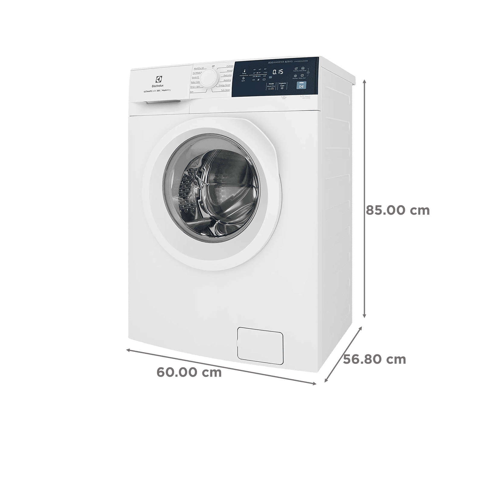 Electrolux UltimateCare 300 8 kg/5 kg Fully Automatic Front Load Washer Dryer Combo (HygienicCare, EWW8024D3WB, White) Electrolux UltimateCare 300 8 kg/5 kg Fully Automatic Front Load Washer Dryer Combo (HygienicCare, EWW8024D3WB, White)_3