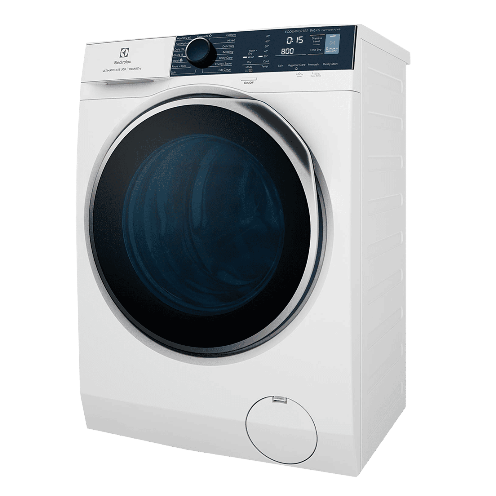 Electrolux 9 Kg/6 Kg Fully Automatic Front Load Washer Dryer Combo (UltimateCare 500, EWW9024P5WB, SensiCare System, White)_5