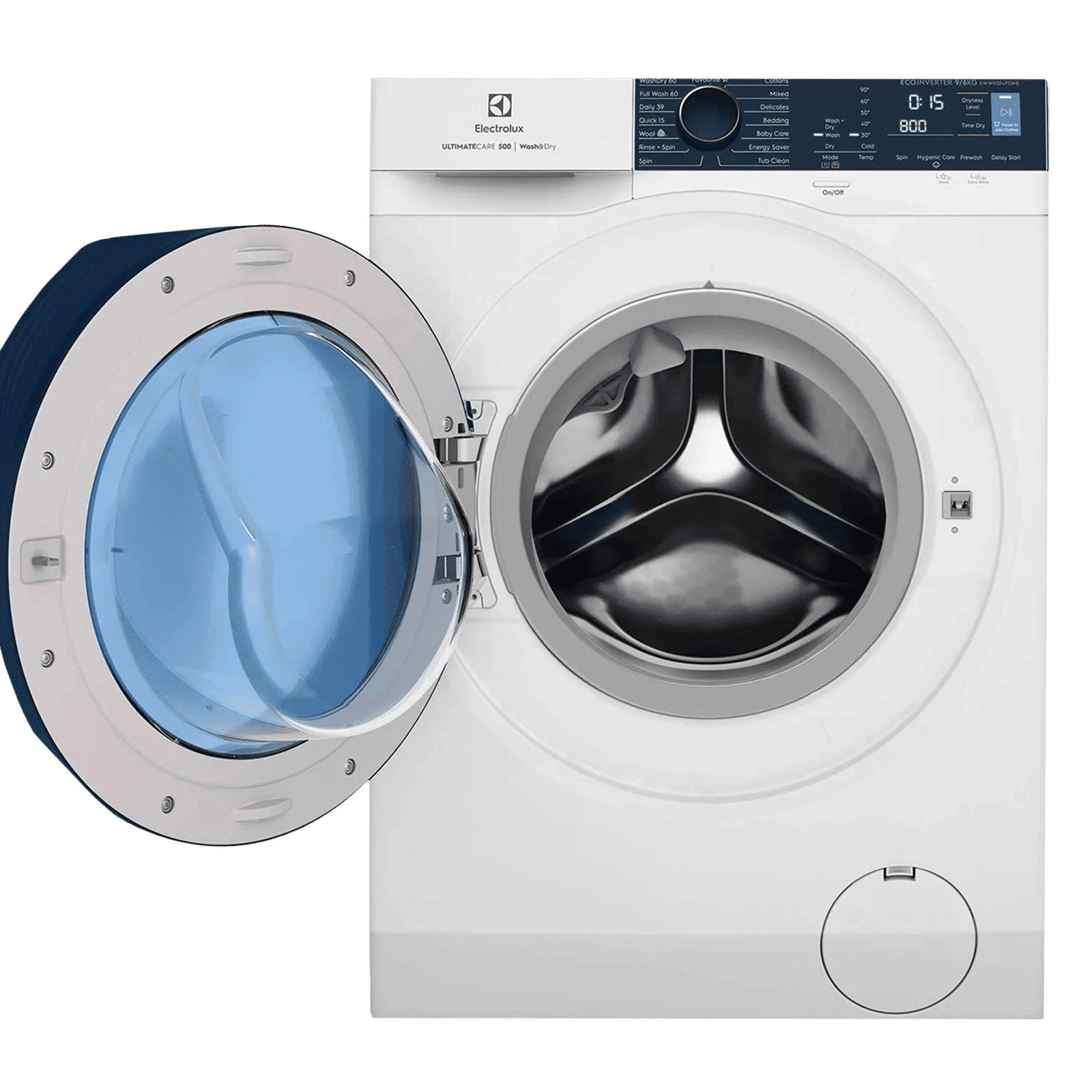 Electrolux 9 Kg/6 Kg Fully Automatic Front Load Washer Dryer Combo (UltimateCare 500, EWW9024P5WB, SensiCare System, White)_6