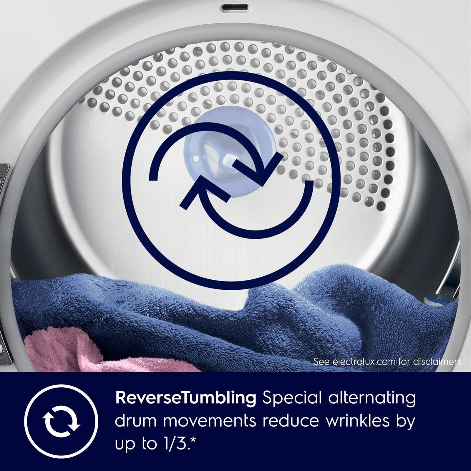 Electrolux UltimateCare 300 7.5 kg Fully Automatic Front Load Dryer (ReverseTumbling Function, EDV754H3WB, White)_15