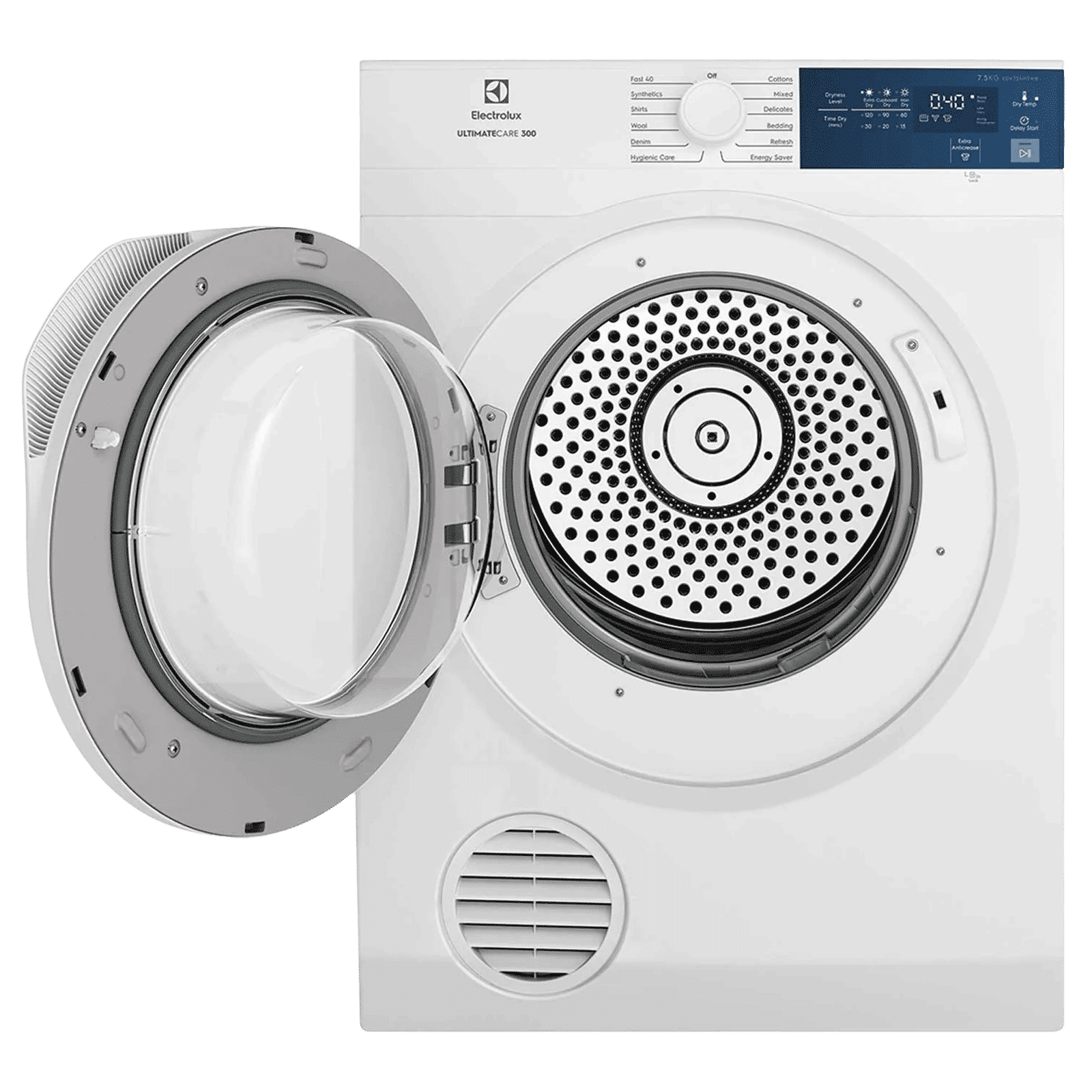 Electrolux UltimateCare 300 7.5 kg Fully Automatic Front Load Dryer (ReverseTumbling Function, EDV754H3WB, White)_6