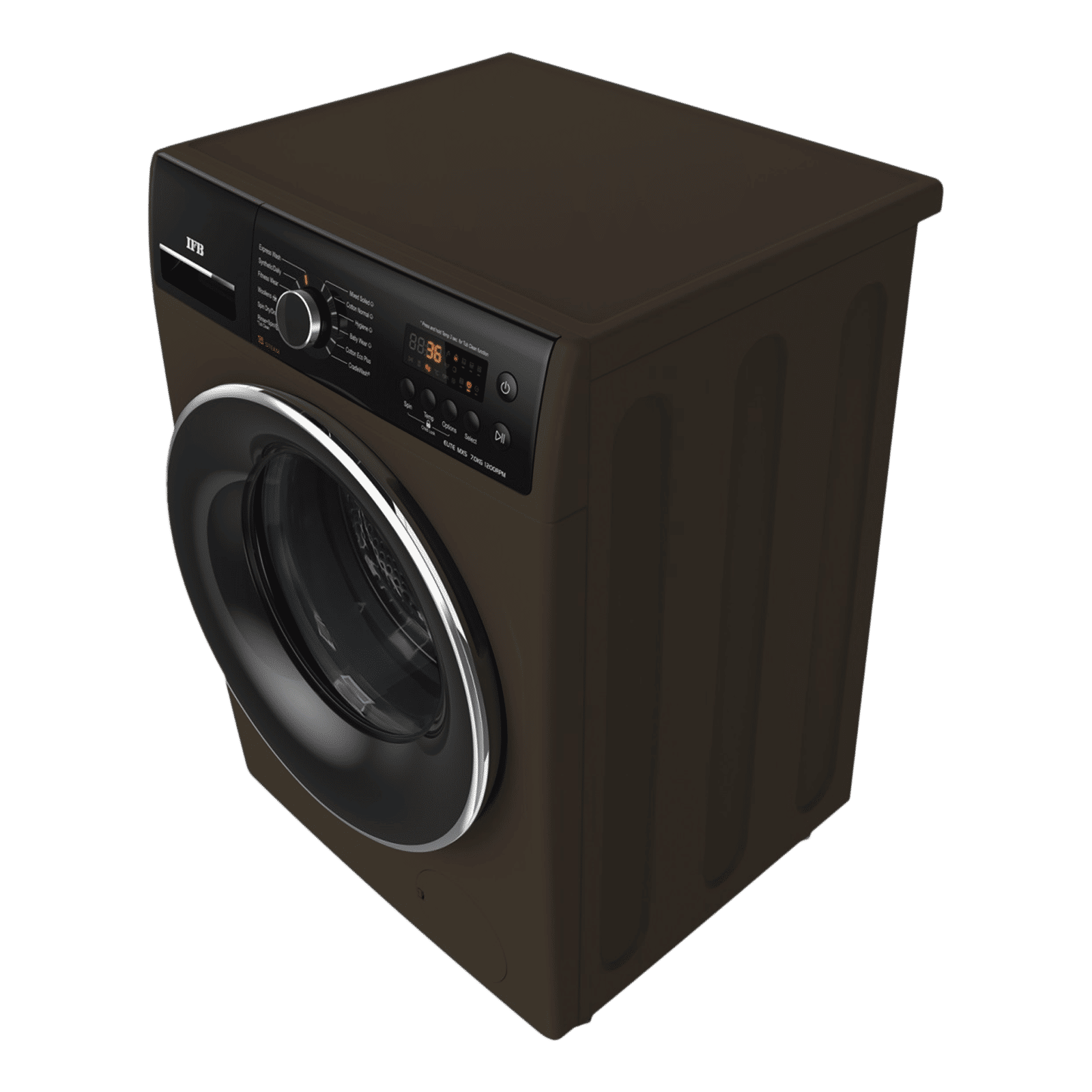 IFB 7 kg 5 Star Fully Automatic Front Load Washing Machine (Elite MXS 7012, Crescent Moon Drum, Mocha)_5