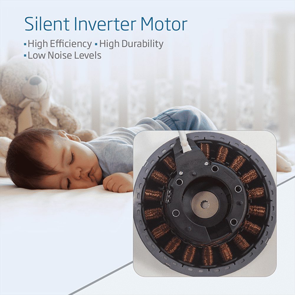 VOLTAS beko 7 Kg 5 Star Inverter Fully Automatic Top Load Washing Machine (WTL70VPSGX, Dust Resistant, Grey)_10