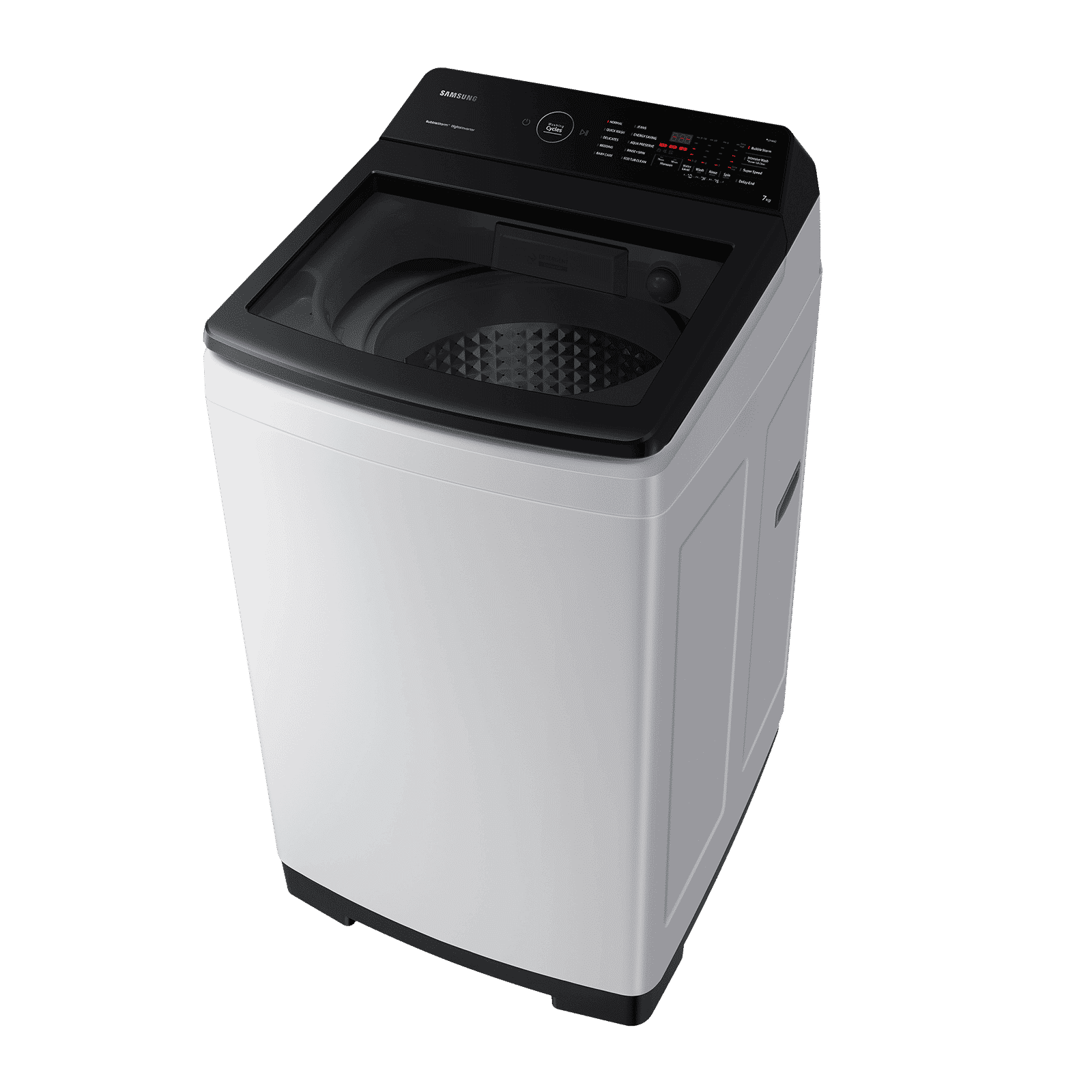 SAMSUNG 7 Kg 5 Star Inverter Fully Automatic Top Load Washing Machine (WA70BG4545BGTL, Ecobubble Technology, Light Grey)_9