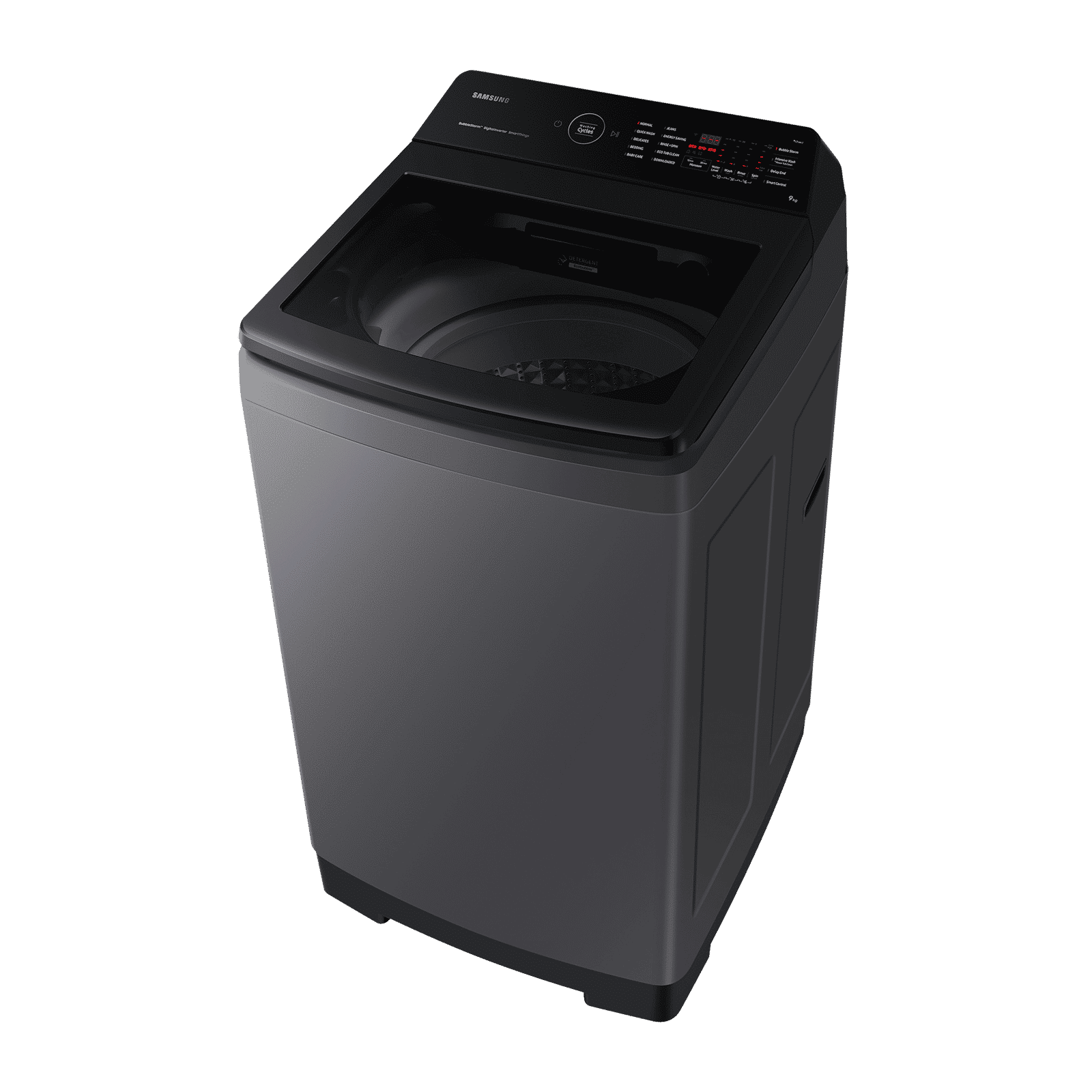 SAMSUNG 9 Kg 5 Star Inverter Fully Automatic Top Load Washing Machine (WA90BG4542BDTL, Diamond Drum, Dark Grey)_10