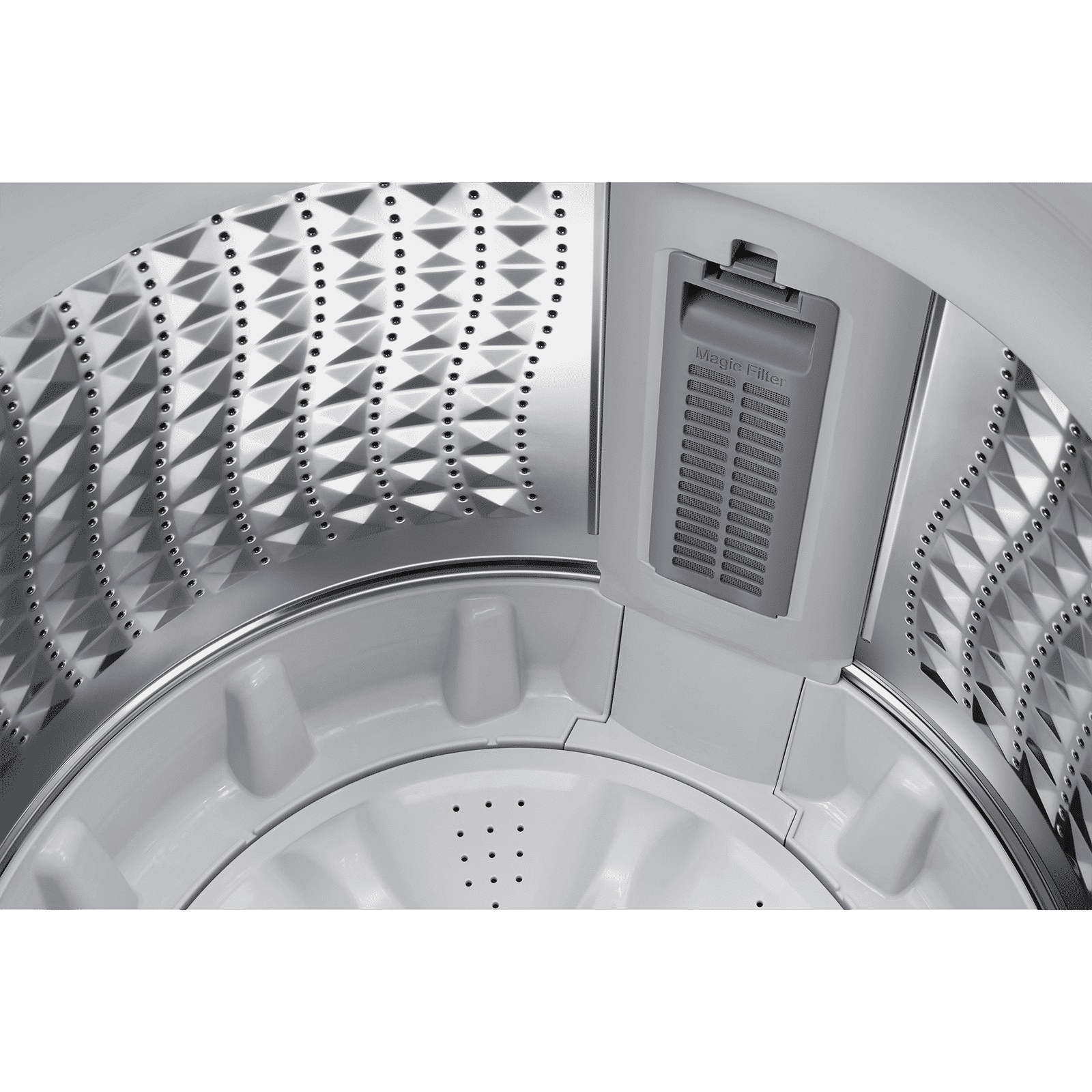 SAMSUNG 9 Kg 5 Star Inverter Fully Automatic Top Load Washing Machine (WA90BG4542BDTL, Diamond Drum, Dark Grey)_6