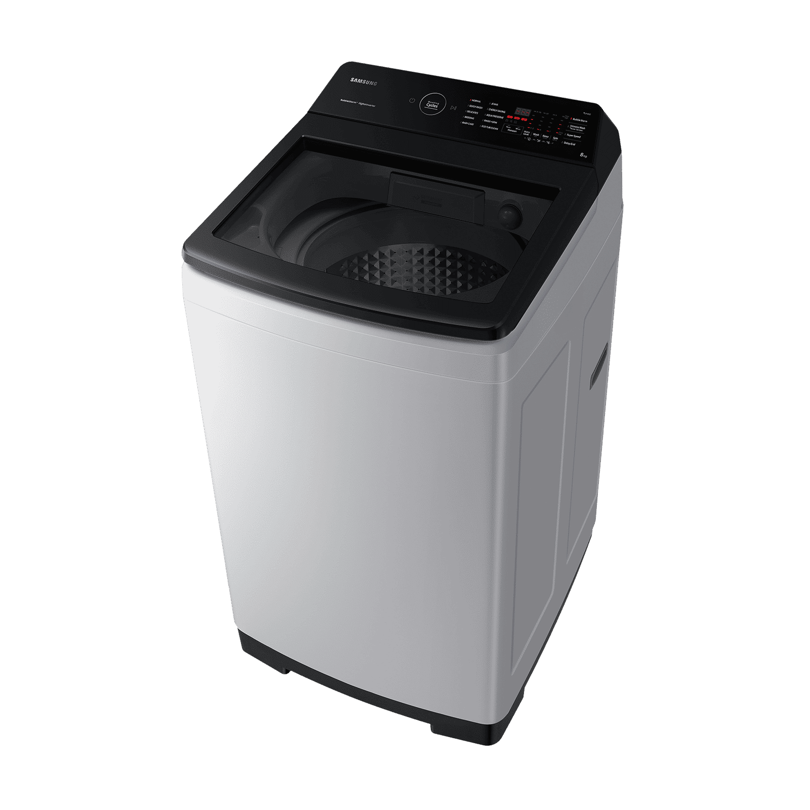 SAMSUNG 8 Kg 5 Star Inverter Fully Automatic Top Load Washing Machine (WA80BG4545BYTL, Ecobubble Technology, Lavender Grey)_10