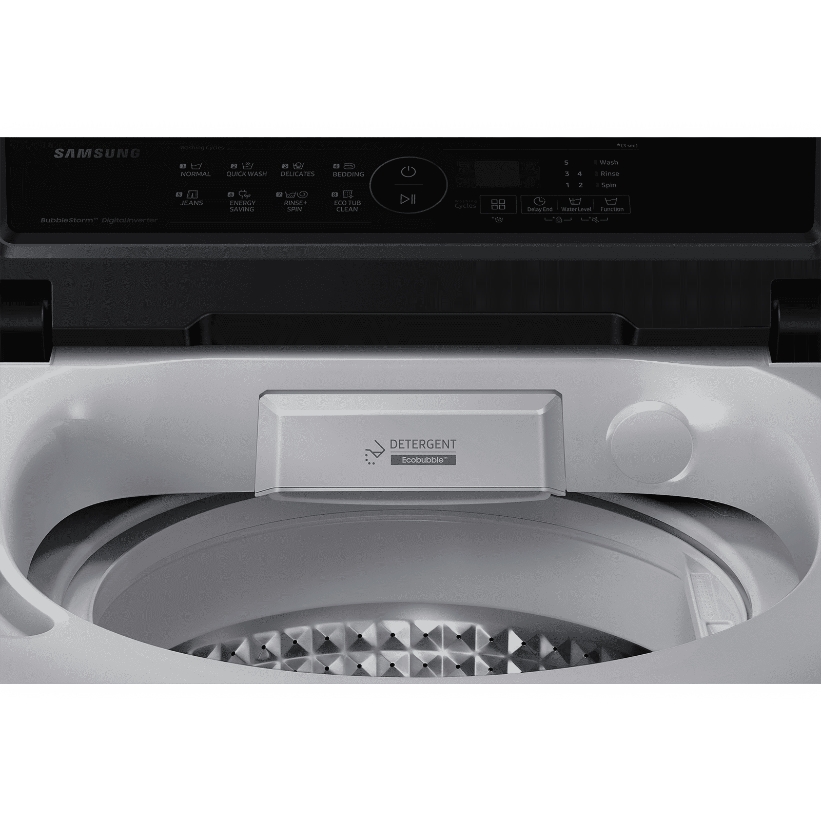 SAMSUNG 7 Kg 5 Star Inverter Fully Automatic Top Load Washing Machine (WA70BG4441YYTL, Ecobubble Technology, Lavender Grey) SAMSUNG 7 Kg 5 Star Inverter Fully Automatic Top Load Washing Machine (WA70BG4441YYTL, Ecobubble Technology, Lavender Grey)_9