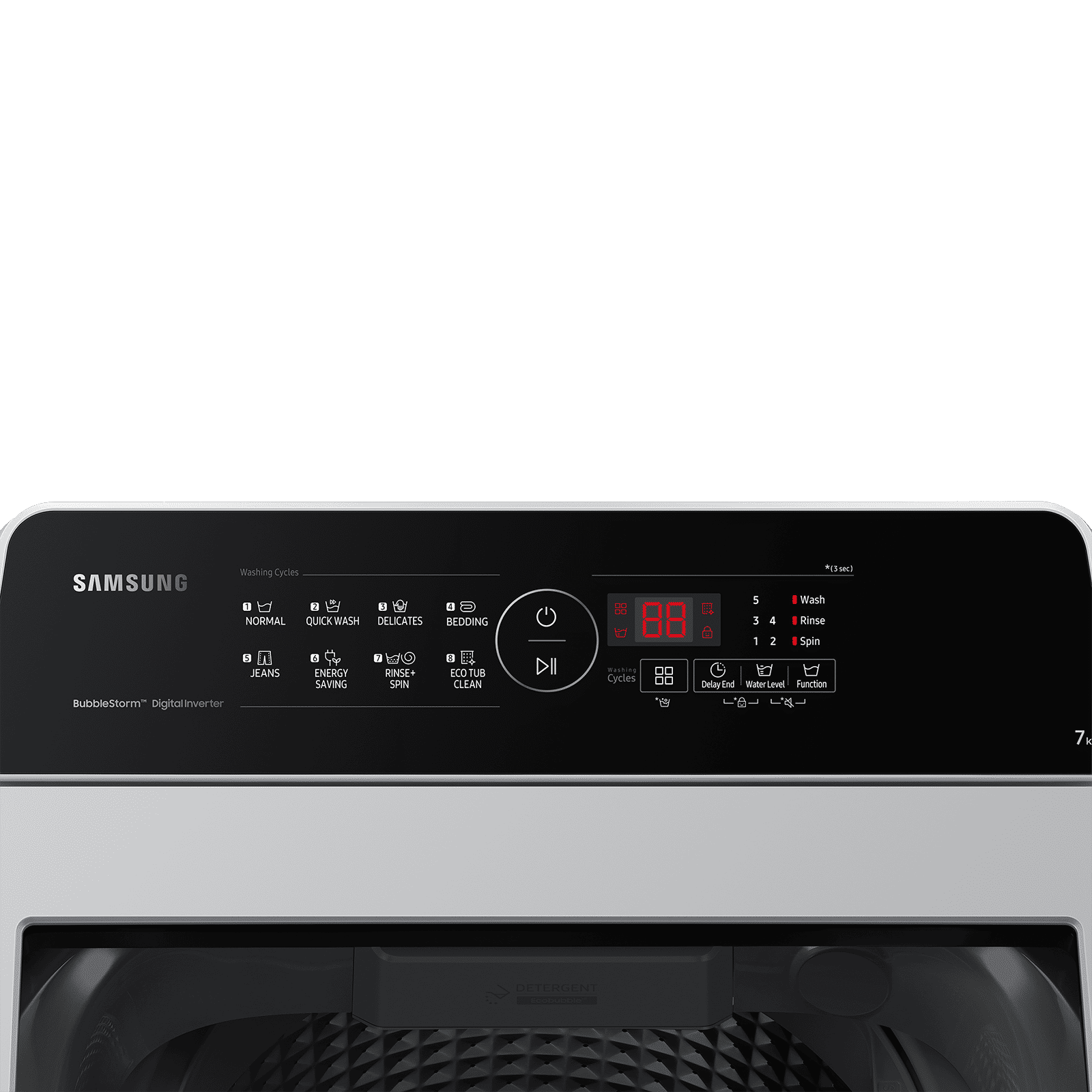 SAMSUNG 7 Kg 5 Star Inverter Fully Automatic Top Load Washing Machine (WA70BG4441YYTL, Ecobubble Technology, Lavender Grey) SAMSUNG 7 Kg 5 Star Inverter Fully Automatic Top Load Washing Machine (WA70BG4441YYTL, Ecobubble Technology, Lavender Grey)_4