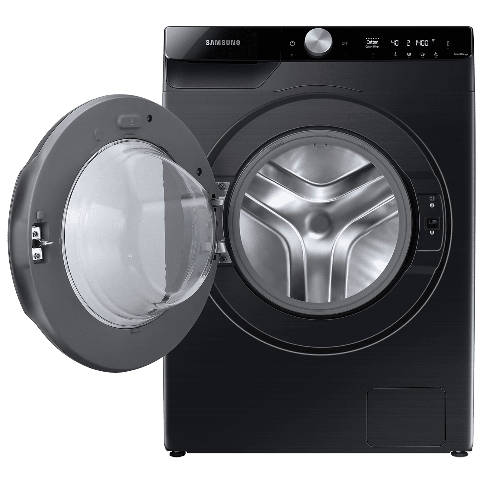 SAMSUNG 12/8 kg Inverter Fully Automatic Front Load Washer Dryer (WD12TP44DSB/TL, Wi-Fi Enabled, Black Caviar)_7