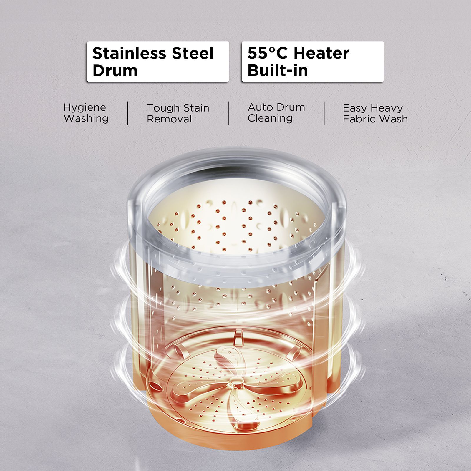 acer 8 kg 5 Star Fully Automatic Top Load Washing Machine (Halo Wash, AR80FATLP1GT, AiSense, Grey)_5