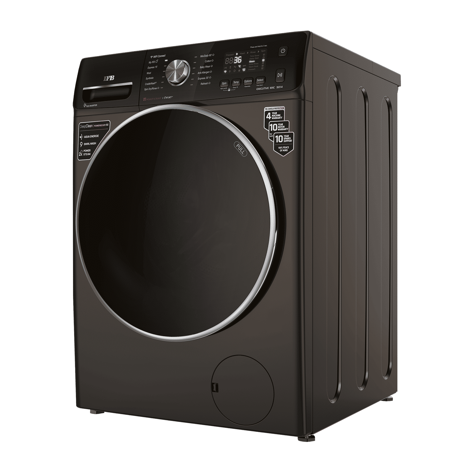 IFB 9 kg 5 Star Inverter Fully Automatic Front Load Washing Machine (Executive MXC, Voice Enabled, Mocha)_5