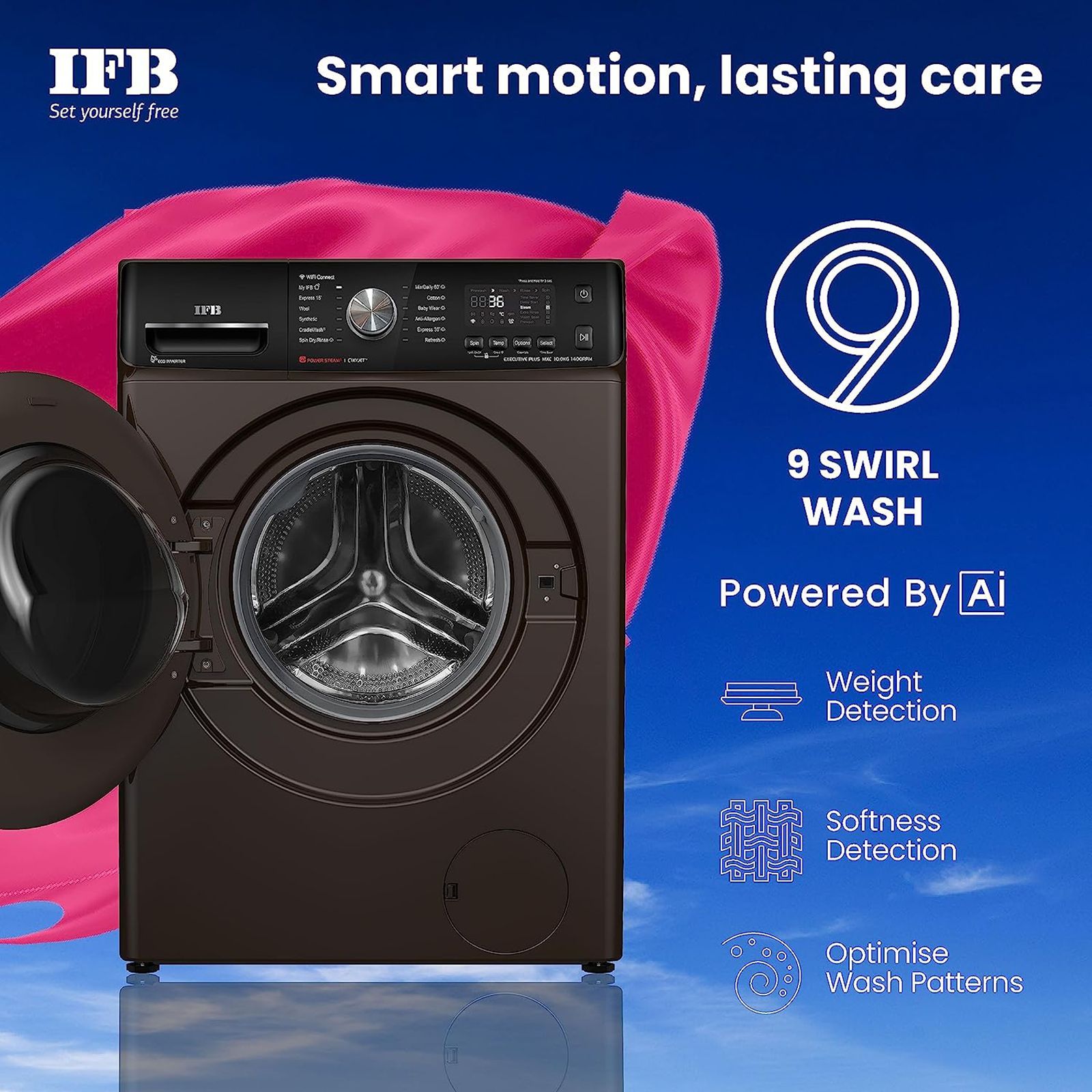 IFB 10 kg 5 Star Inverter Fully Automatic Front Load Washing Machine (Executive Plus MXC, Voice Enabled, Mocha)_13