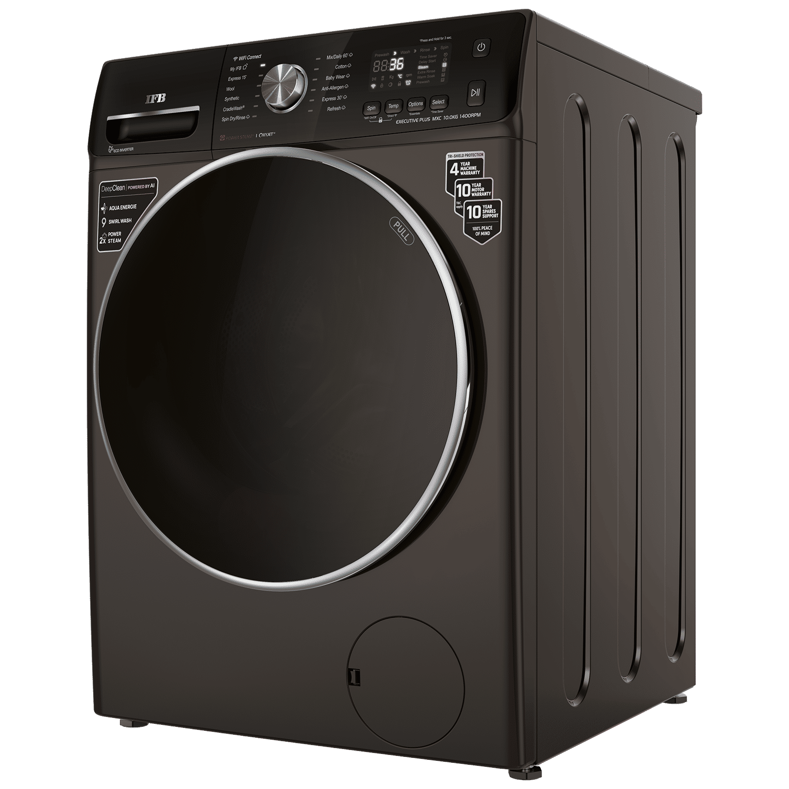 IFB 10 kg 5 Star Inverter Fully Automatic Front Load Washing Machine (Executive Plus MXC, Voice Enabled, Mocha)_5