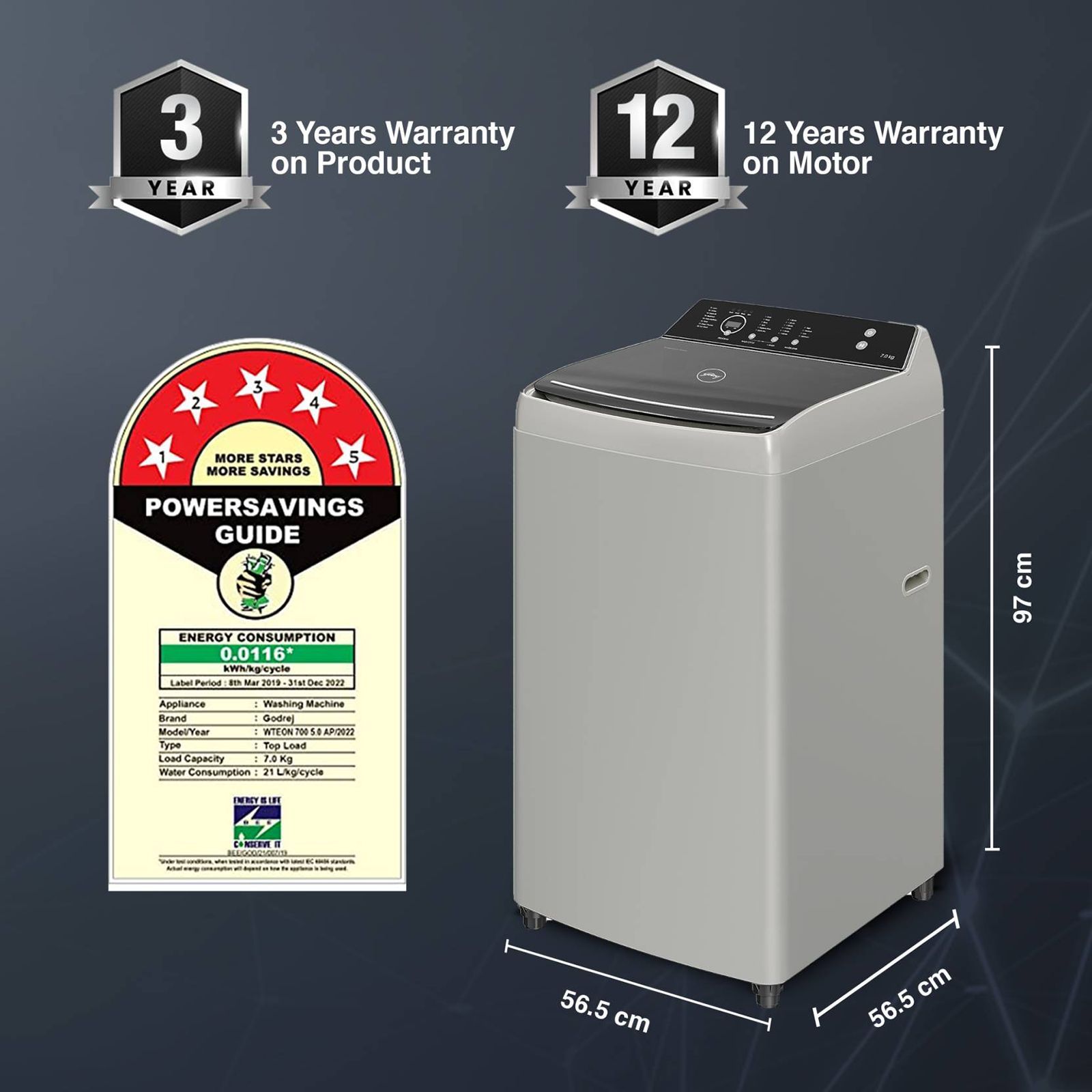 Godrej 7 kg 5 Star Fully Automatic Top Load Washing Machine (Velvet, Magic Lint Filter, Silver Glaze) Godrej 7 kg 5 Star Fully Automatic Top Load Washing Machine (Velvet, Magic Lint Filter, Silver Glaze)_13