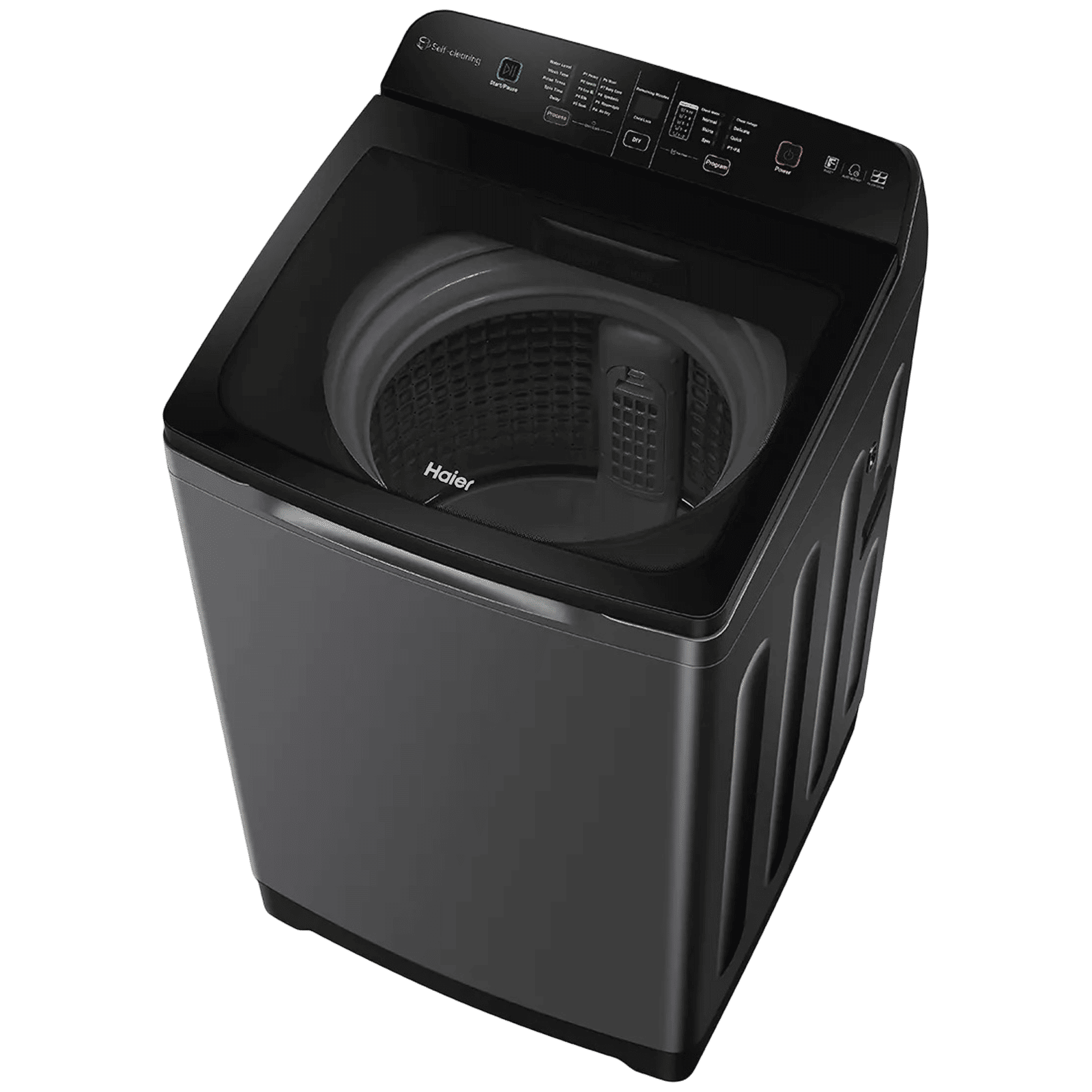 Haier 9 kg 5 Star Fully Automatic Top Load Washing Machine (HSW90-678ES8, Air Dry, Dark Jade Silver)_8