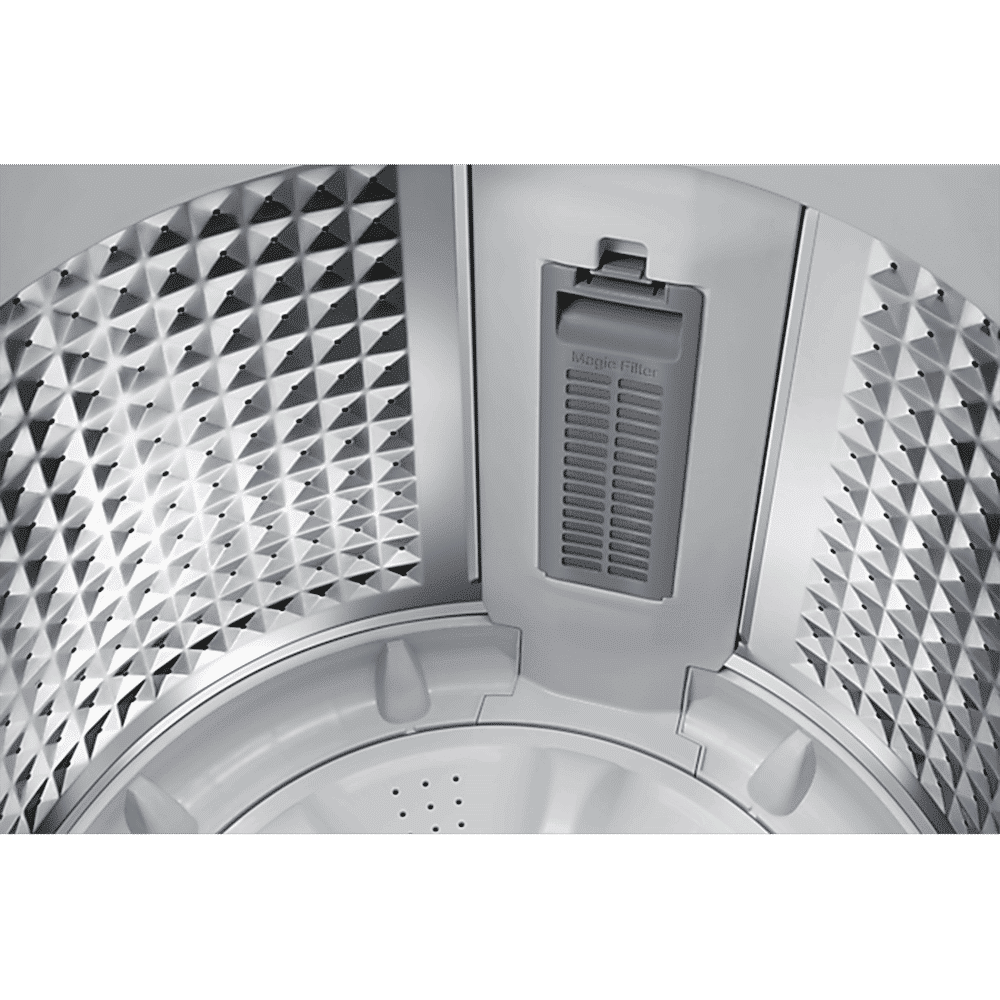 SAMSUNG 8 kg 5 Star Inverter Fully Automatic Top Load Washing Machine (WA80BG4542BDTL, Diamond Drum, Dark Gray)_8