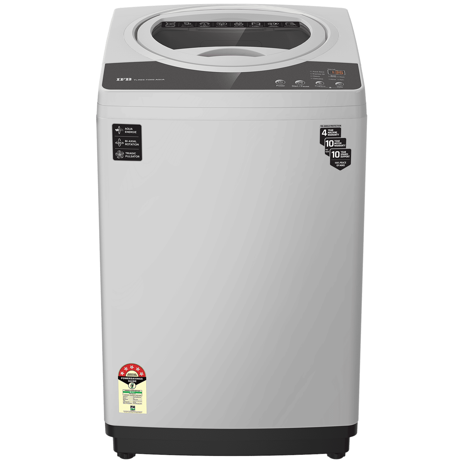 IFB 7 kg 5 Star Fully Automatic Top Load Washing Machine (TL-RES 7.0KG, 3D Wash System, Light Grey) IFB 7 kg 5 Star Fully Automatic Top Load Washing Machine (TL-RES 7.0KG, 3D Wash System, Light Grey)_1