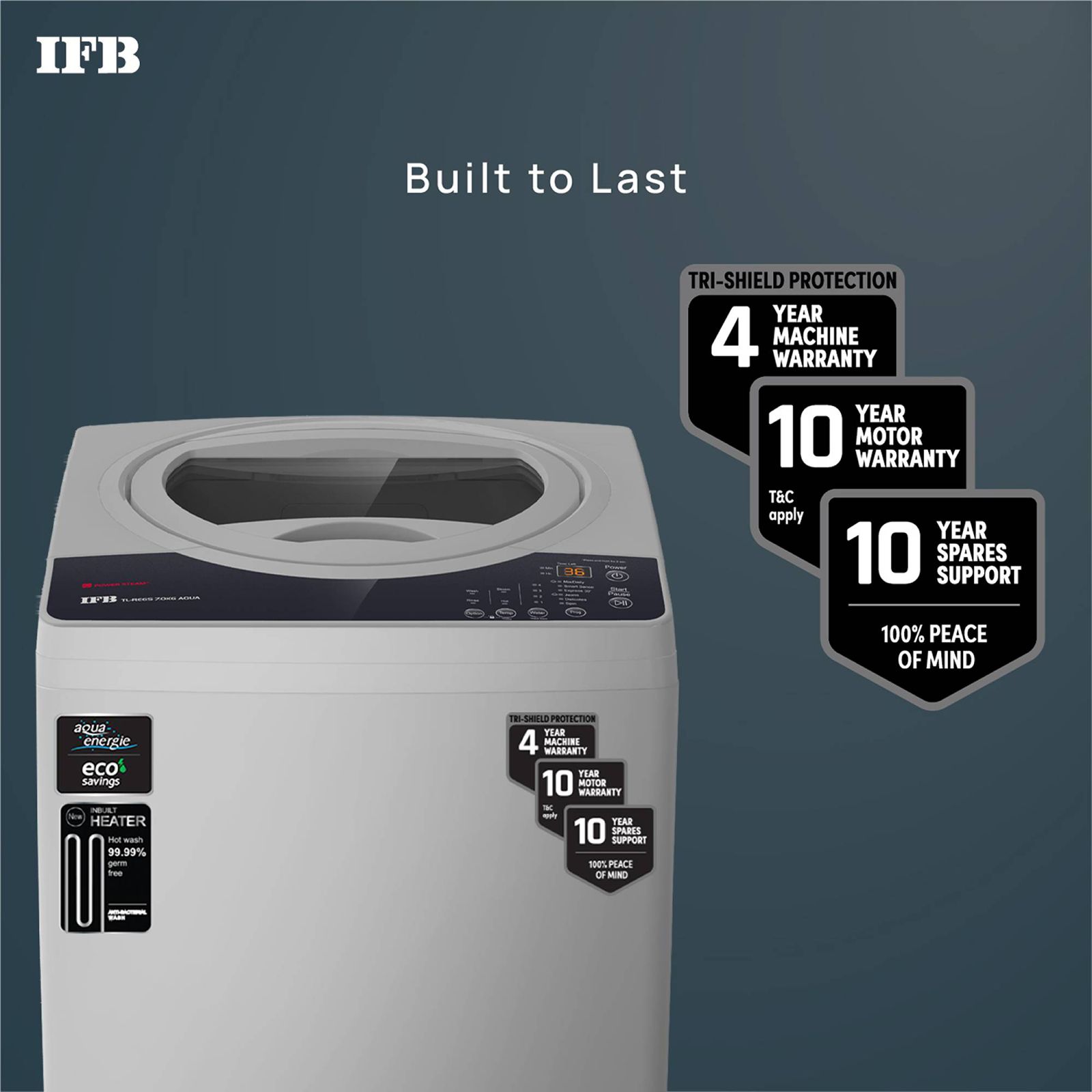 IFB 7 kg 5 Star Fully Automatic Top Load Washing Machine (TL-RES 7.0KG, 3D Wash System, Light Grey) IFB 7 kg 5 Star Fully Automatic Top Load Washing Machine (TL-RES 7.0KG, 3D Wash System, Light Grey)_12