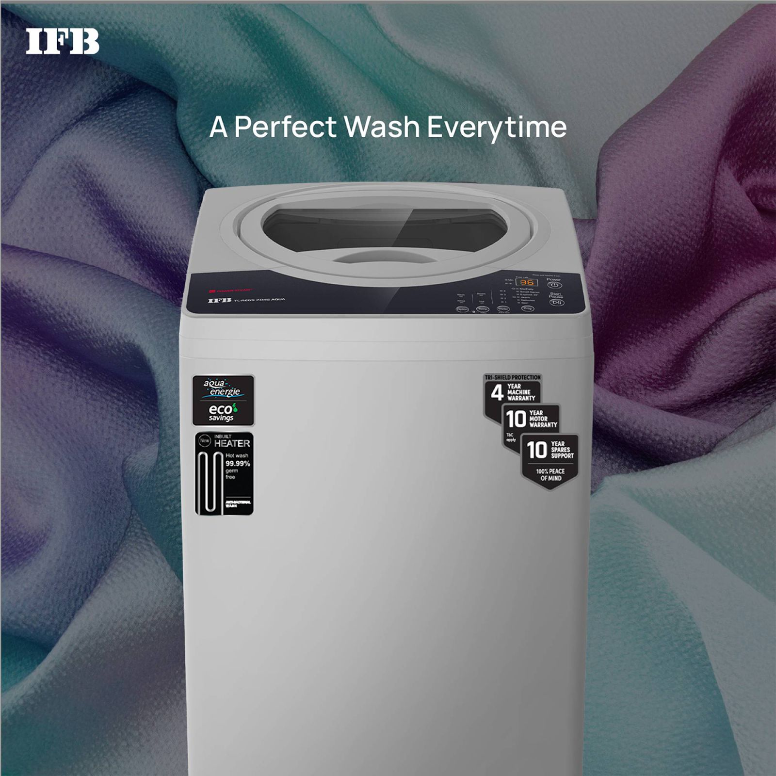IFB 7 kg 5 Star Fully Automatic Top Load Washing Machine (TL-RES 7.0KG, 3D Wash System, Light Grey) IFB 7 kg 5 Star Fully Automatic Top Load Washing Machine (TL-RES 7.0KG, 3D Wash System, Light Grey)_14