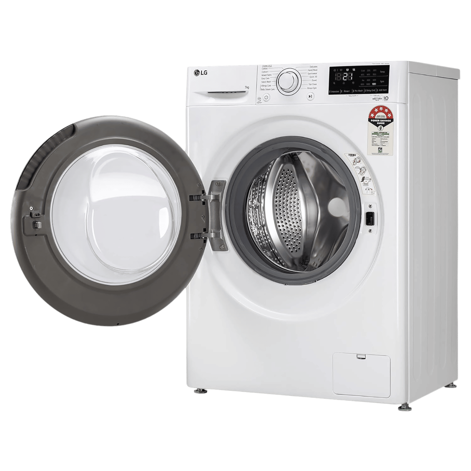 LG 7 kg 5 Star Inverter Fully Automatic Front Load Washing Machine (FHV1207Z2W, In-built Heater, White) LG 7 kg 5 Star Inverter Fully Automatic Front Load Washing Machine (FHV1207Z2W, In-built Heater, White)_11