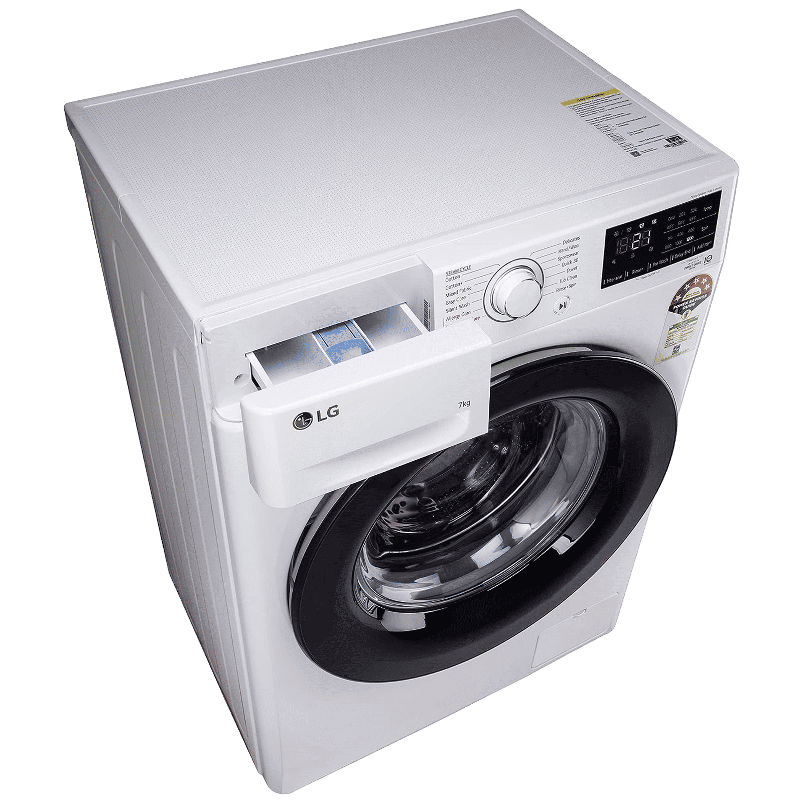 LG 7 kg 5 Star Inverter Fully Automatic Front Load Washing Machine (FHV1207Z2W, In-built Heater, White) LG 7 kg 5 Star Inverter Fully Automatic Front Load Washing Machine (FHV1207Z2W, In-built Heater, White)_8