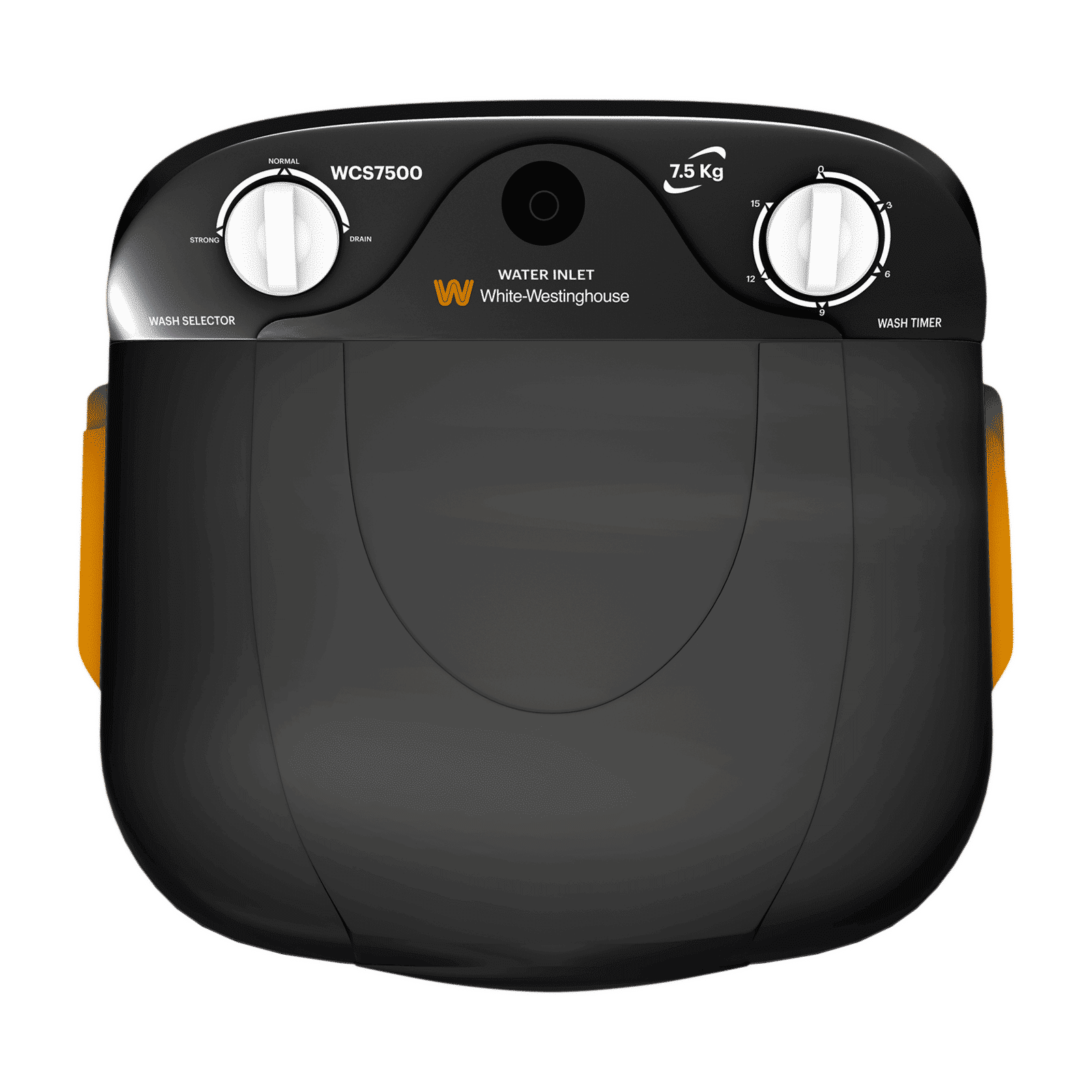 White Westinghouse 7.5 kg Semi Automatic Washer with Pulsator Washing Technique (WCS7500, Grey) White Westinghouse 7.5 kg Semi Automatic Washer with Pulsator Washing Technique (WCS7500, Grey)_4