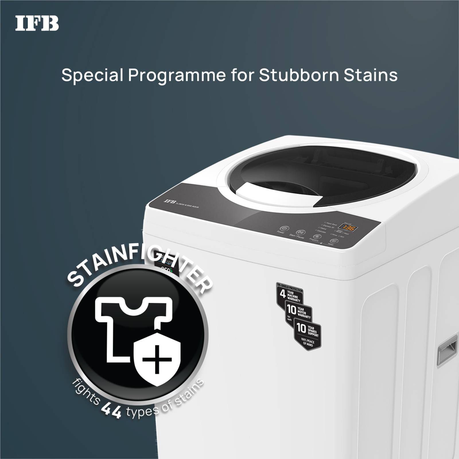 IFB 6.5 kg 5 Star Fully Automatic Top Load Washing Machine (Aqua, TLREW, AI Technology, White)_10