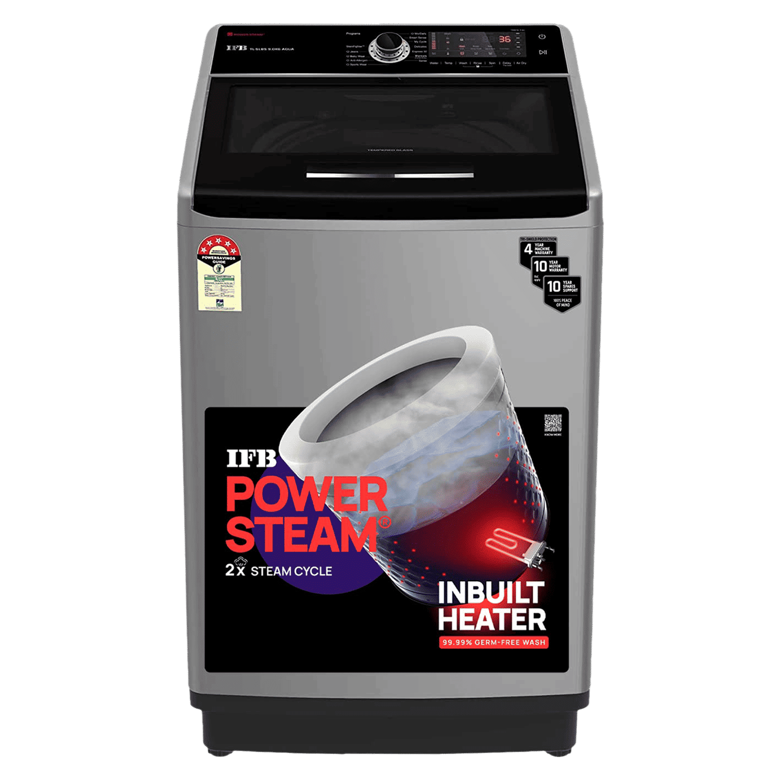 IFB 9 kg 5 Star Fully Automatic Top Load Washing Machine (TL-SLBS 9.0KG AQUA, Triadic Pulsator, Sparkle Silver) IFB 9 kg 5 Star Fully Automatic Top Load Washing Machine (TL-SLBS 9.0KG AQUA, Triadic Pulsator, Sparkle Silver)_1