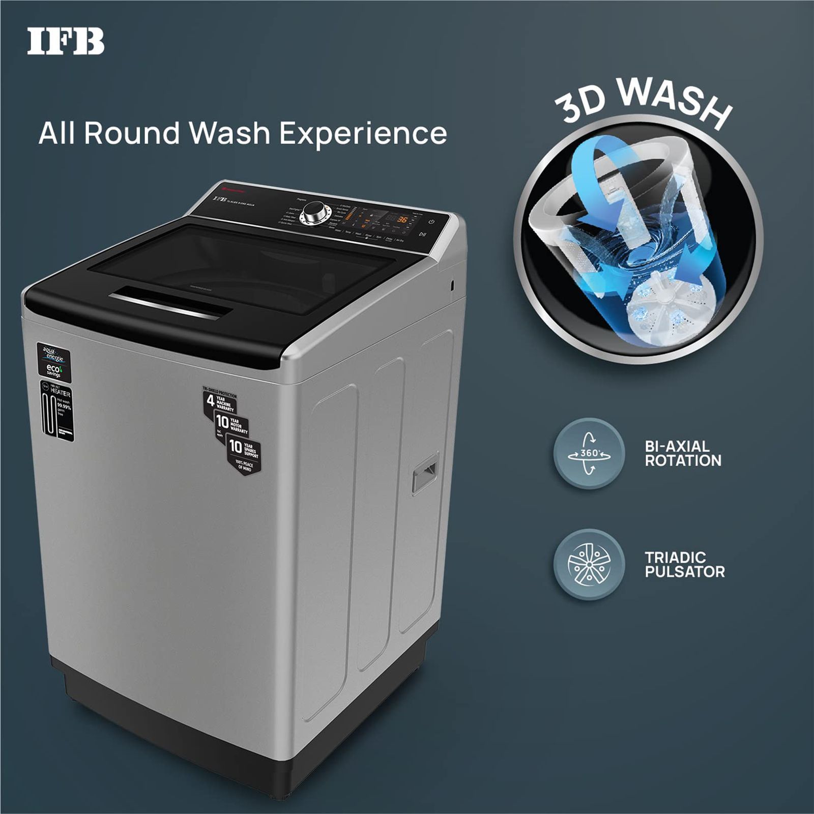 IFB 9 kg 5 Star Fully Automatic Top Load Washing Machine (TL-SLBS 9.0KG AQUA, Triadic Pulsator, Sparkle Silver) IFB 9 kg 5 Star Fully Automatic Top Load Washing Machine (TL-SLBS 9.0KG AQUA, Triadic Pulsator, Sparkle Silver)_13