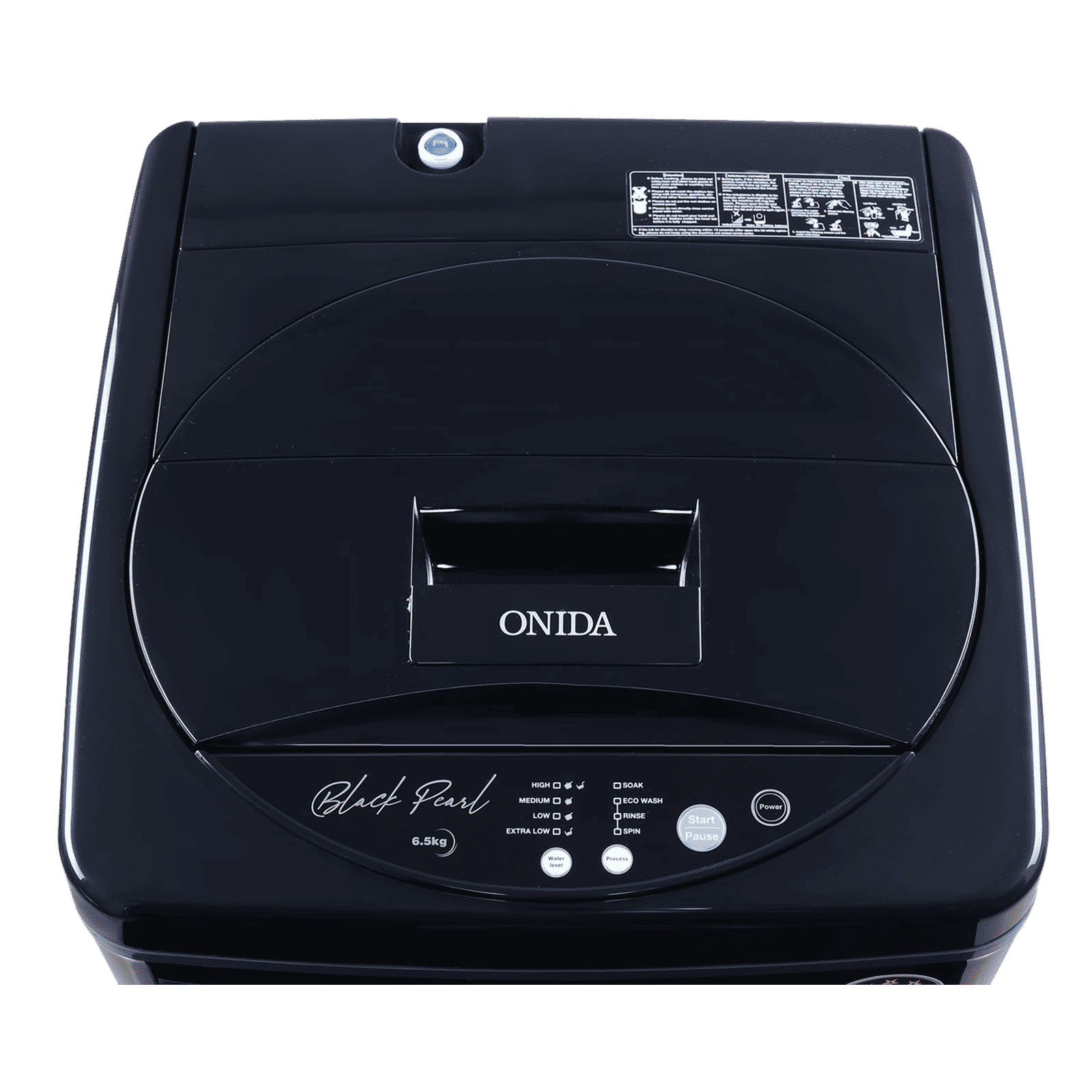 ONIDA 6.5 kg 5 Star Fully Automatic Top Load Washing Machine (T65CDN, Bubble Drum Technology, Black)_4