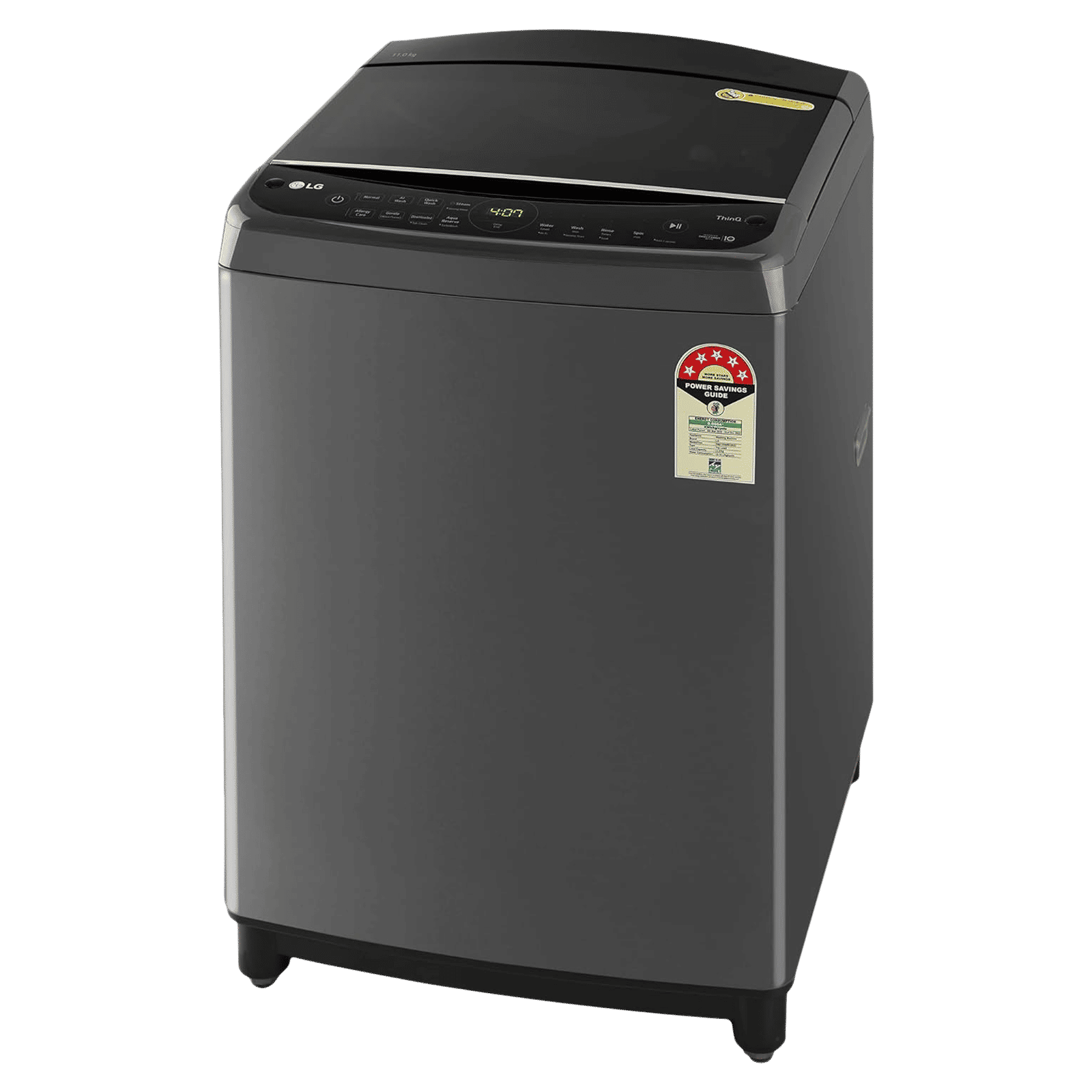 LG 11 kg 5 Star Inverter Fully Automatic Top Load Washing Machine (THD11SWM.ABMQEIL, AI Direct Drive, Middle Black)_6