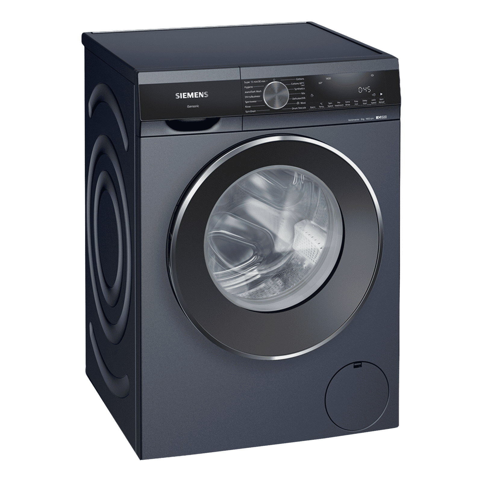 SIEMENS 10.5 kg/6 kg Fully Automatic Front Load Washer Dryer Combo (Multiple Water Protection, WNE4A2UPIN, Dark Blue)_4
