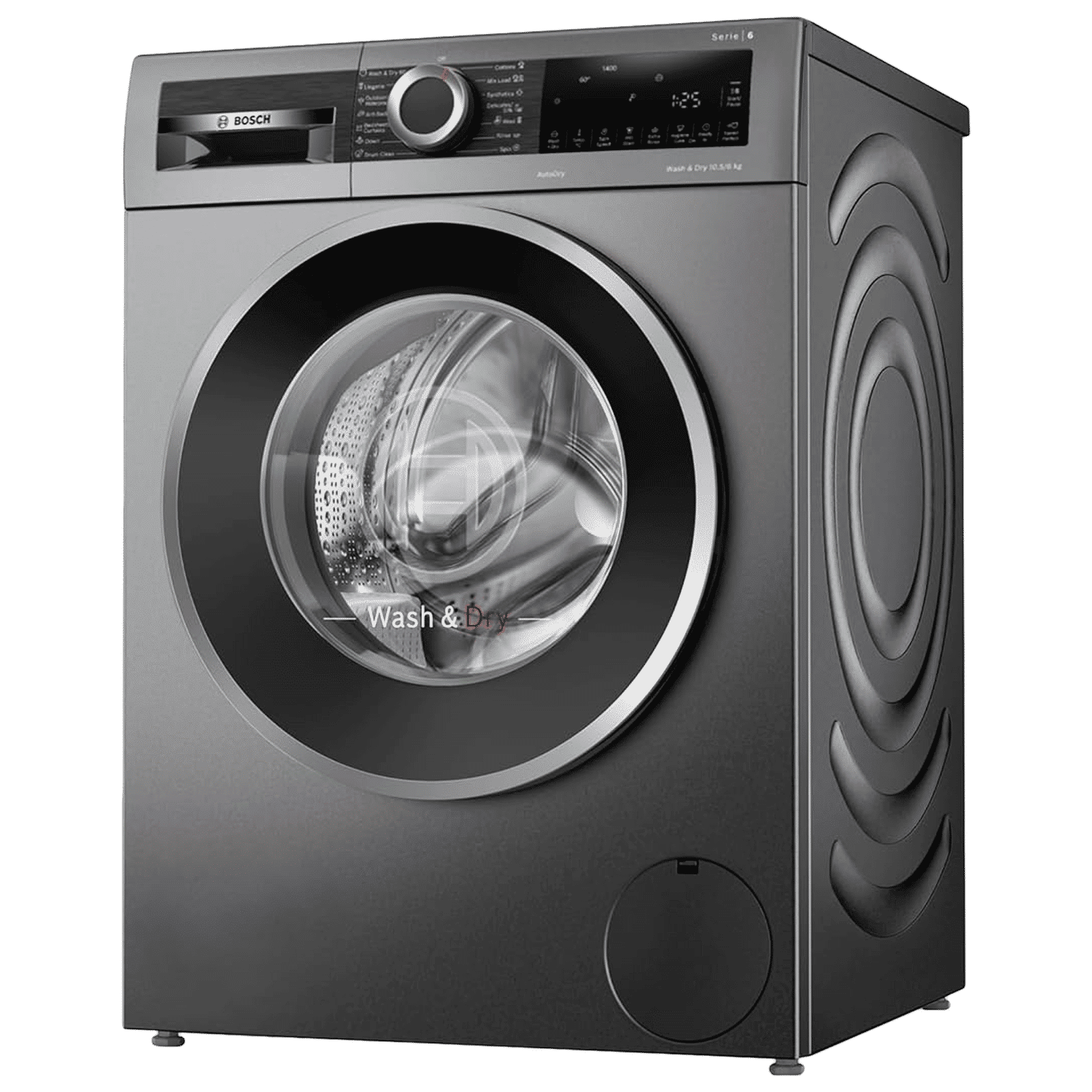 BOSCH 10.5/6 kg 5 Star Fully Automatic Front Load Washer Dryer(Series 6, WNA2E4U1IN, In-built Heater, Grey) BOSCH 10.5/6 kg 5 Star Fully Automatic Front Load Washer Dryer(Series 6, WNA2E4U1IN, In-built Heater, Grey)_6