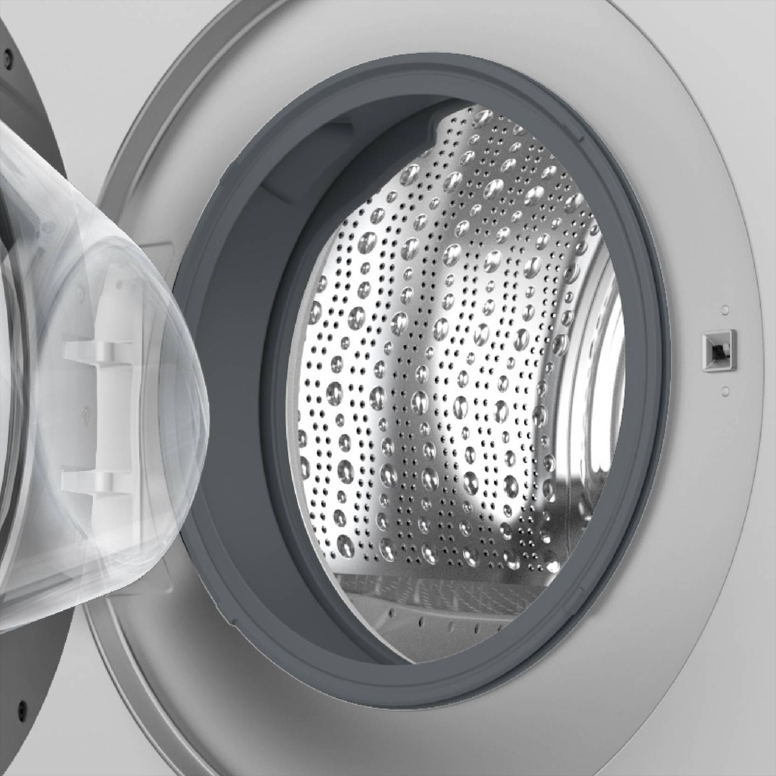 BOSCH 10.5/6 kg 5 Star Fully Automatic Front Load Washer Dryer(Series 6, WNA264U9IN, In-built Heater, Silver)_10
