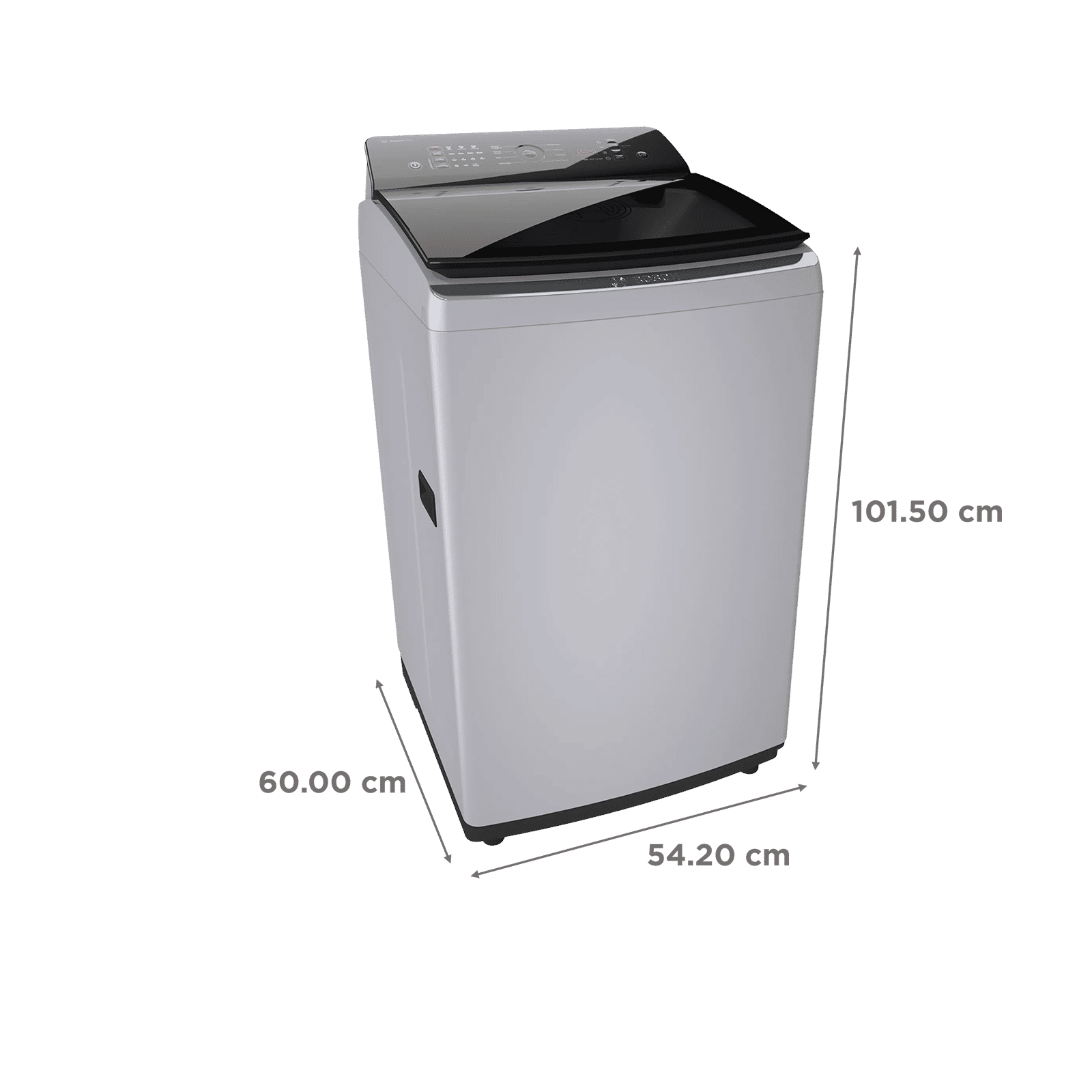 BOSCH 8 kg Fully Automatic Top Load Washing Machine (Series 2, WOE802S7IN, Multiple Water Protection, Silver)_3