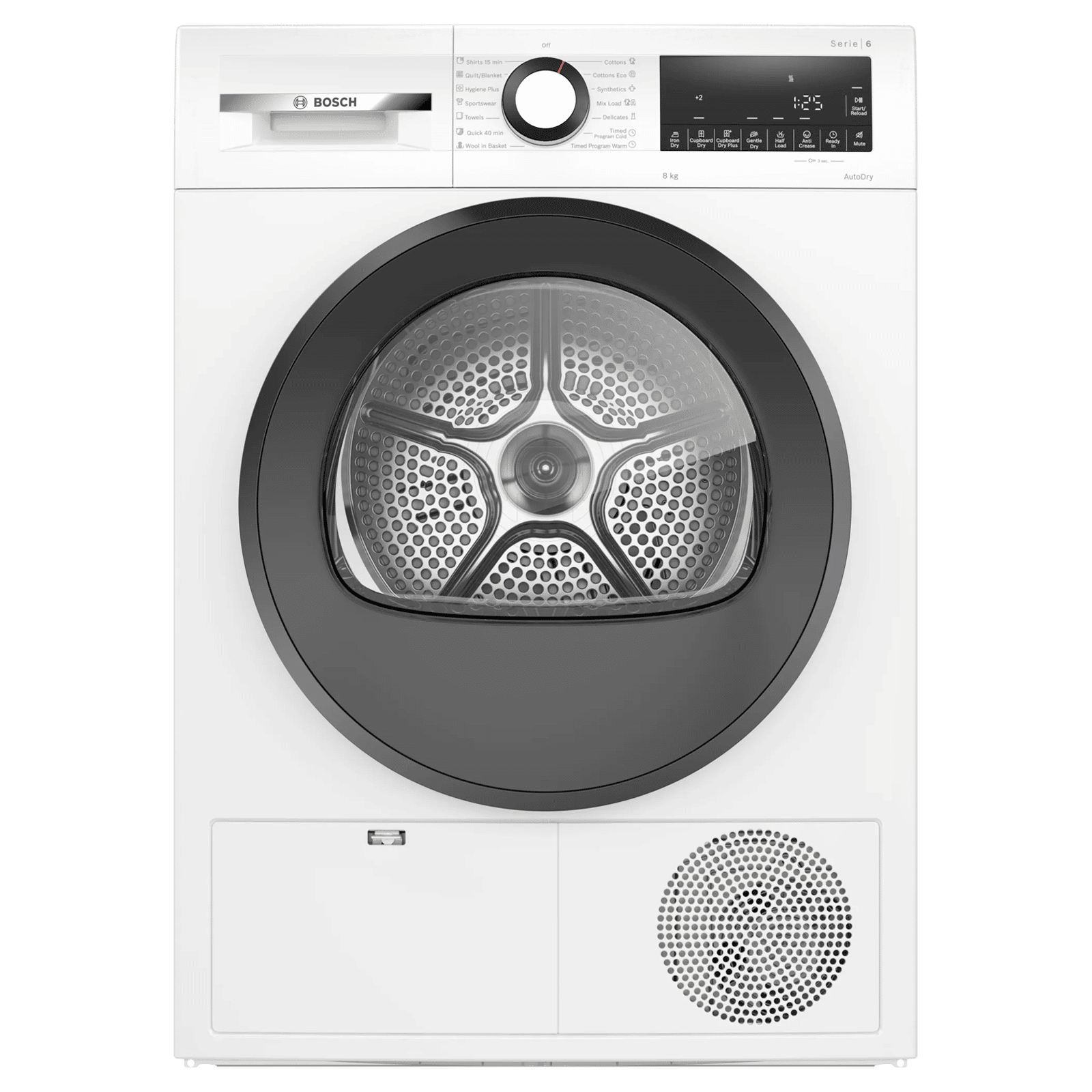 BOSCH 8 kg Fully Automatic Front Load Dryer(Series 4, WPG23100IN, LED Display, White) BOSCH 8 kg Fully Automatic Front Load Dryer(Series 4, WPG23100IN, LED Display, White)_1
