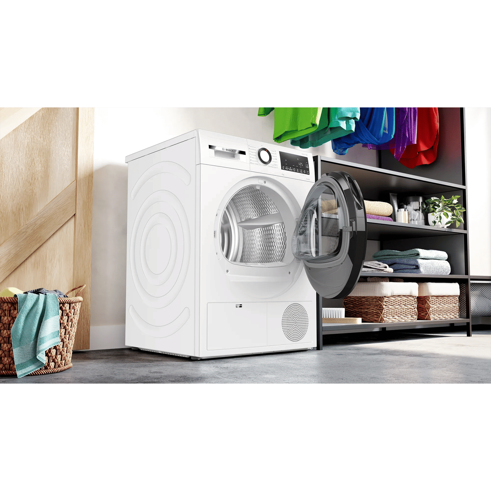 BOSCH 8 kg Fully Automatic Front Load Dryer(Series 4, WPG23100IN, LED Display, White) BOSCH 8 kg Fully Automatic Front Load Dryer(Series 4, WPG23100IN, LED Display, White)_8