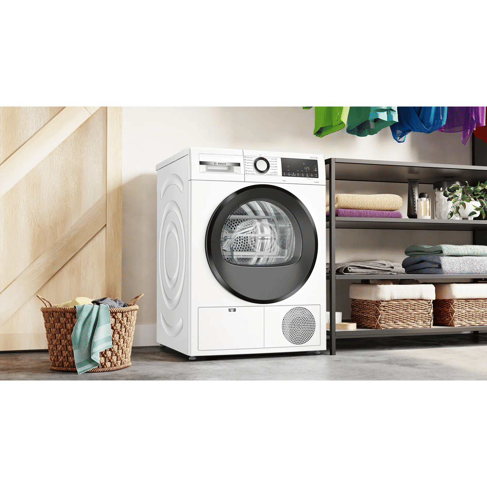BOSCH 8 kg Fully Automatic Front Load Dryer(Series 4, WPG23100IN, LED Display, White) BOSCH 8 kg Fully Automatic Front Load Dryer(Series 4, WPG23100IN, LED Display, White)_9