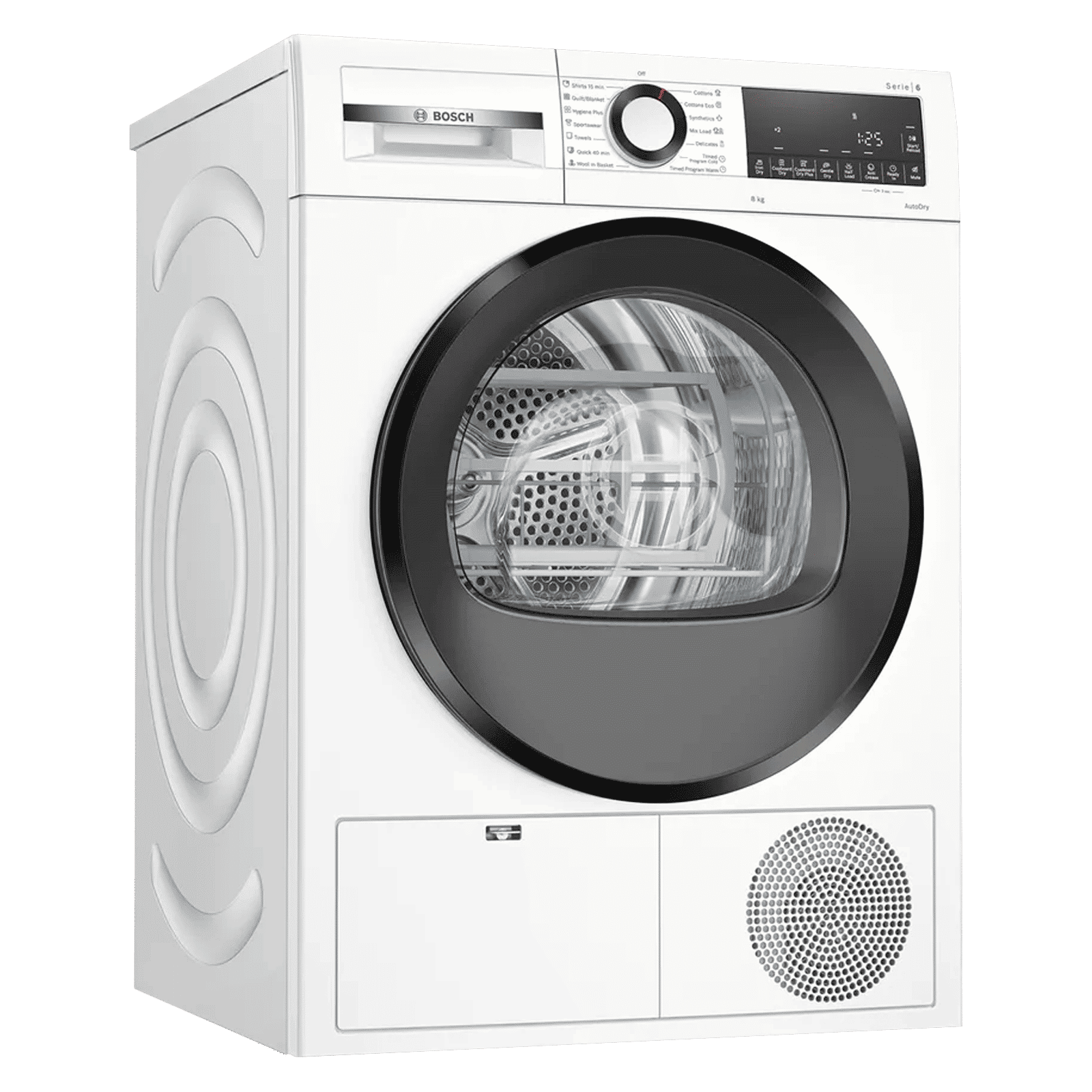 BOSCH 8 kg Fully Automatic Front Load Dryer(Series 4, WPG23100IN, LED Display, White) BOSCH 8 kg Fully Automatic Front Load Dryer(Series 4, WPG23100IN, LED Display, White)_4