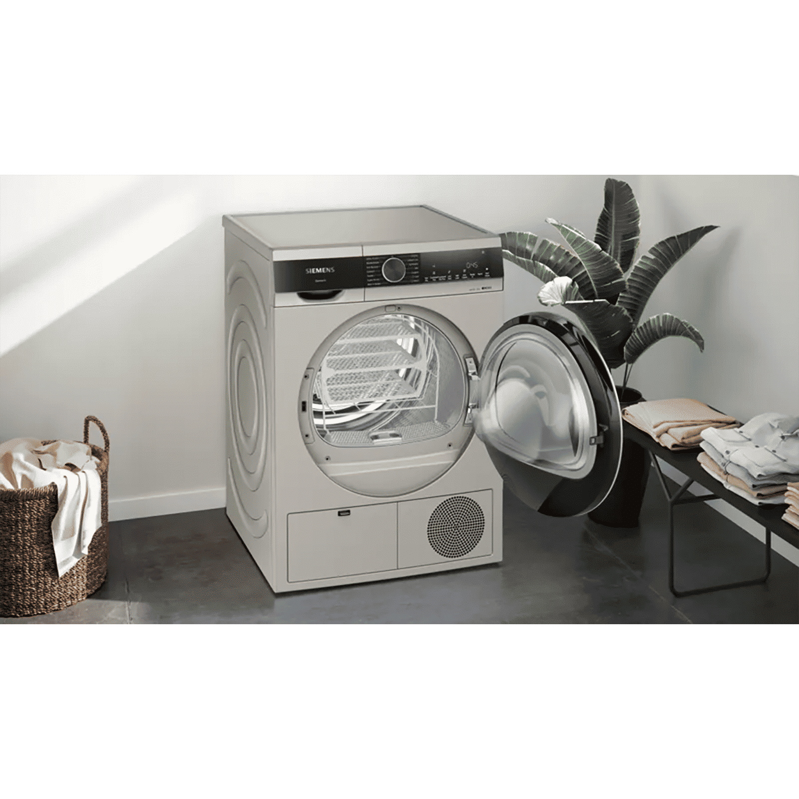 SIEMENS iQ300 8 kg Fully Automatic Front Load Dryer (AutoDry Technology, WP31G208IN, Silver Inox)_10