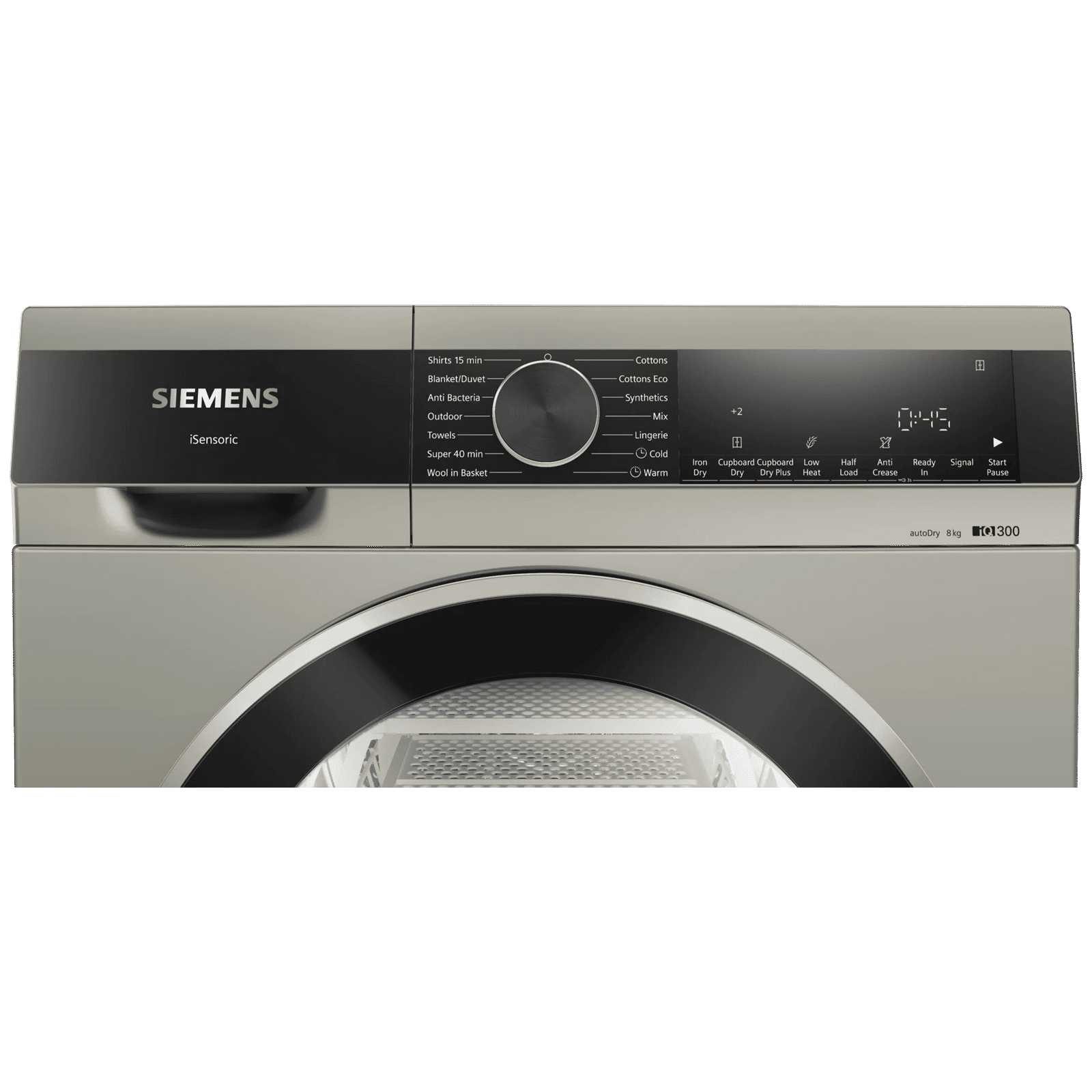 SIEMENS iQ300 8 kg Fully Automatic Front Load Dryer (AutoDry Technology, WP31G208IN, Silver Inox)_4