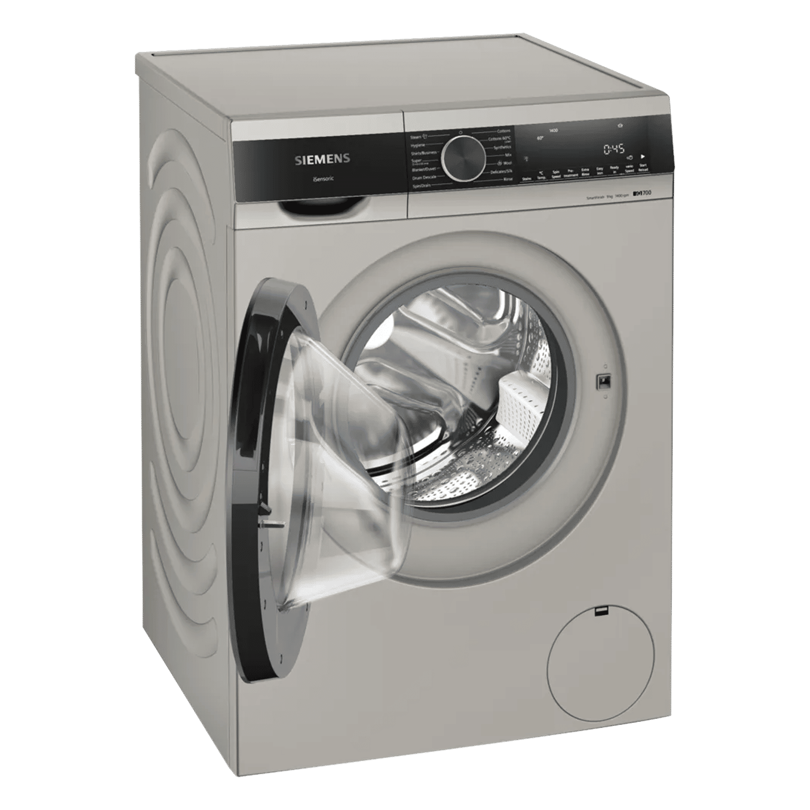 SIEMENS 9 kg Fully Automatic Front Load Washing Machine (iQ700, WG44A20XIN, Multiple Water Protection, Silver Inox)_7
