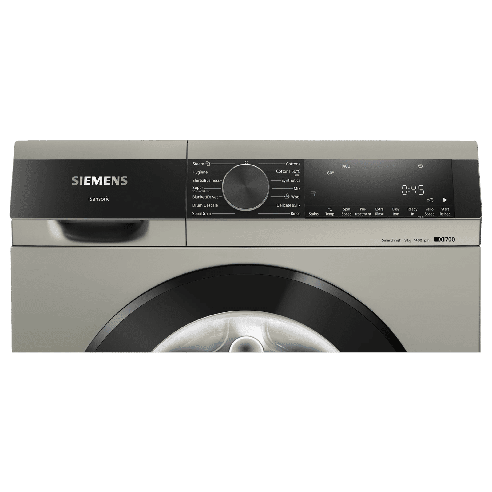 SIEMENS 9 kg Fully Automatic Front Load Washing Machine (iQ700, WG44A20XIN, Multiple Water Protection, Silver Inox)_3