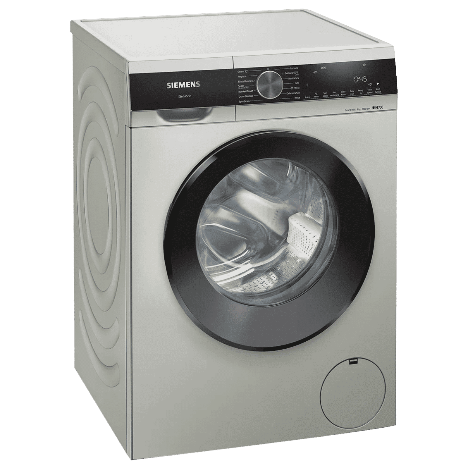 SIEMENS 9 kg Fully Automatic Front Load Washing Machine (iQ700, WG44A20XIN, Multiple Water Protection, Silver Inox)_4